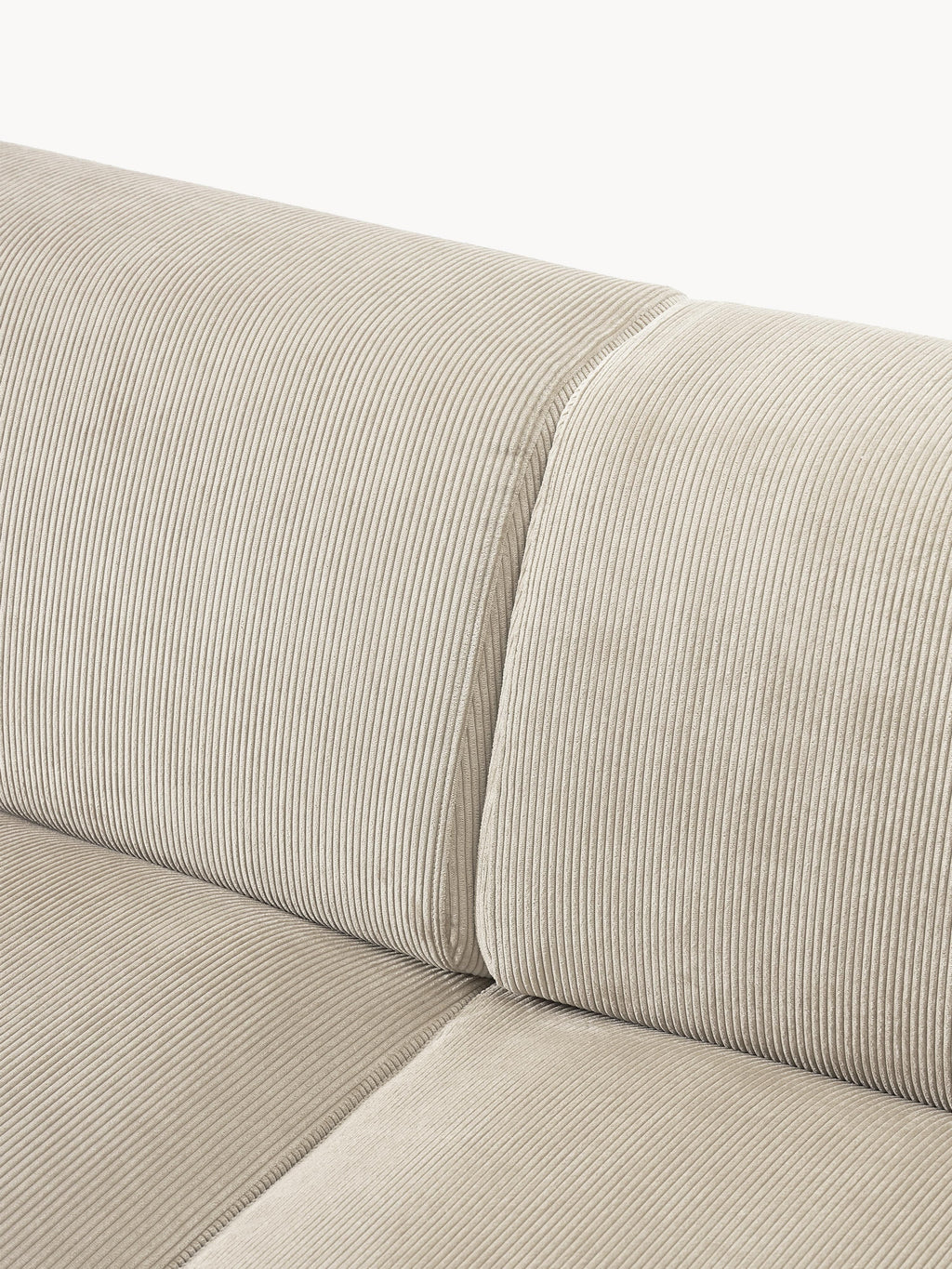 Melva Corduroy Corner Sofa (4-seater)