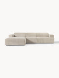 Gallery image 1 - Corduroy Corner Sofa Melva (4-seater)