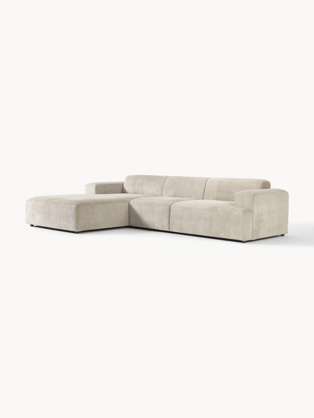 Melva Corduroy Corner Sofa (4-seater)