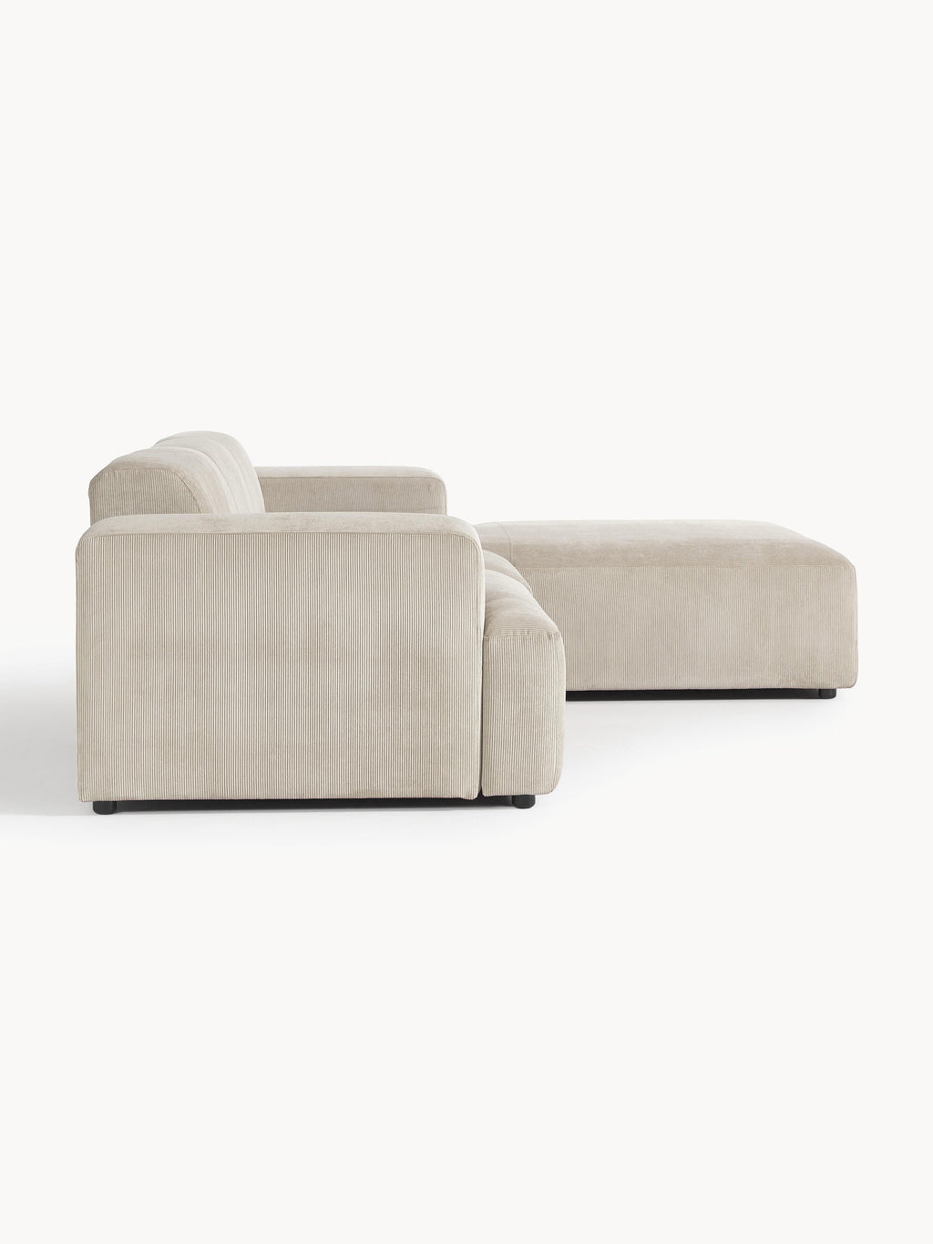 Melva Corduroy Corner Sofa (4-seater)