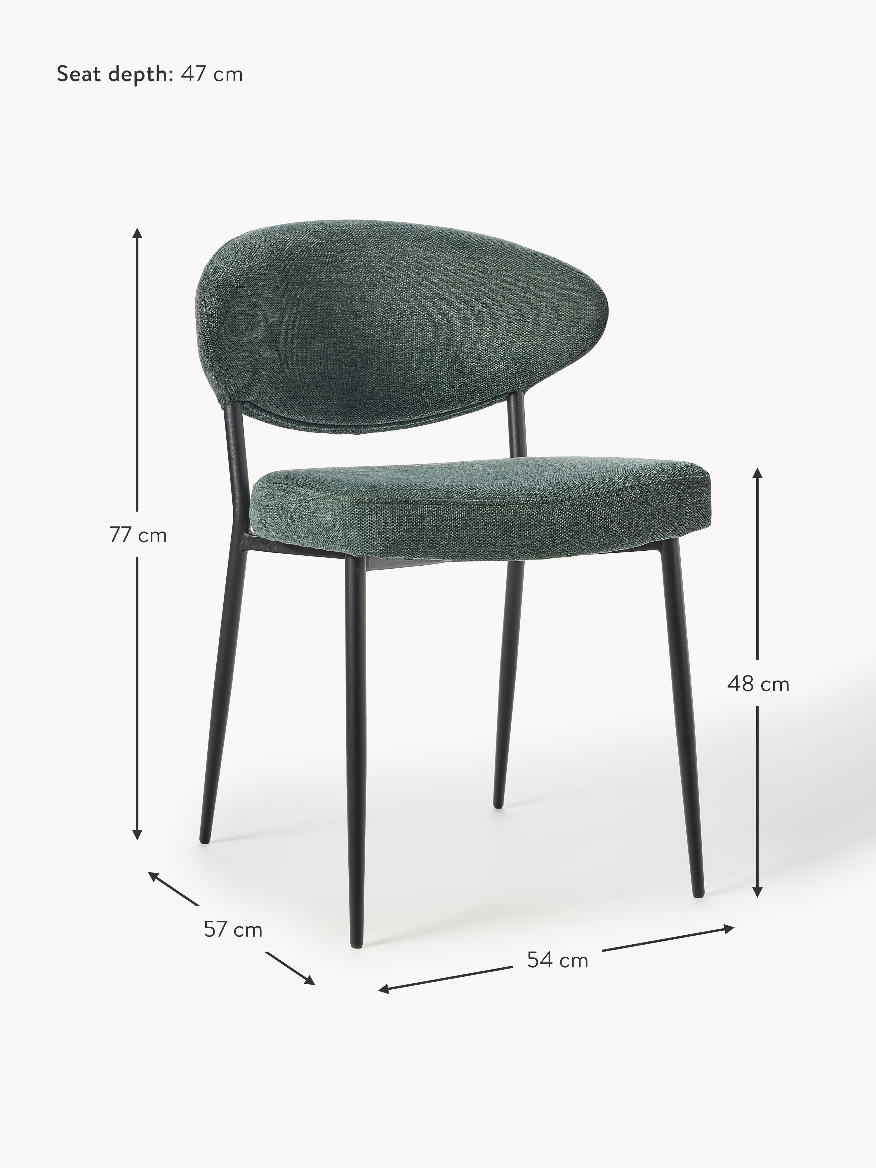 Adele Upholstered Dining Chairs, Set of 2