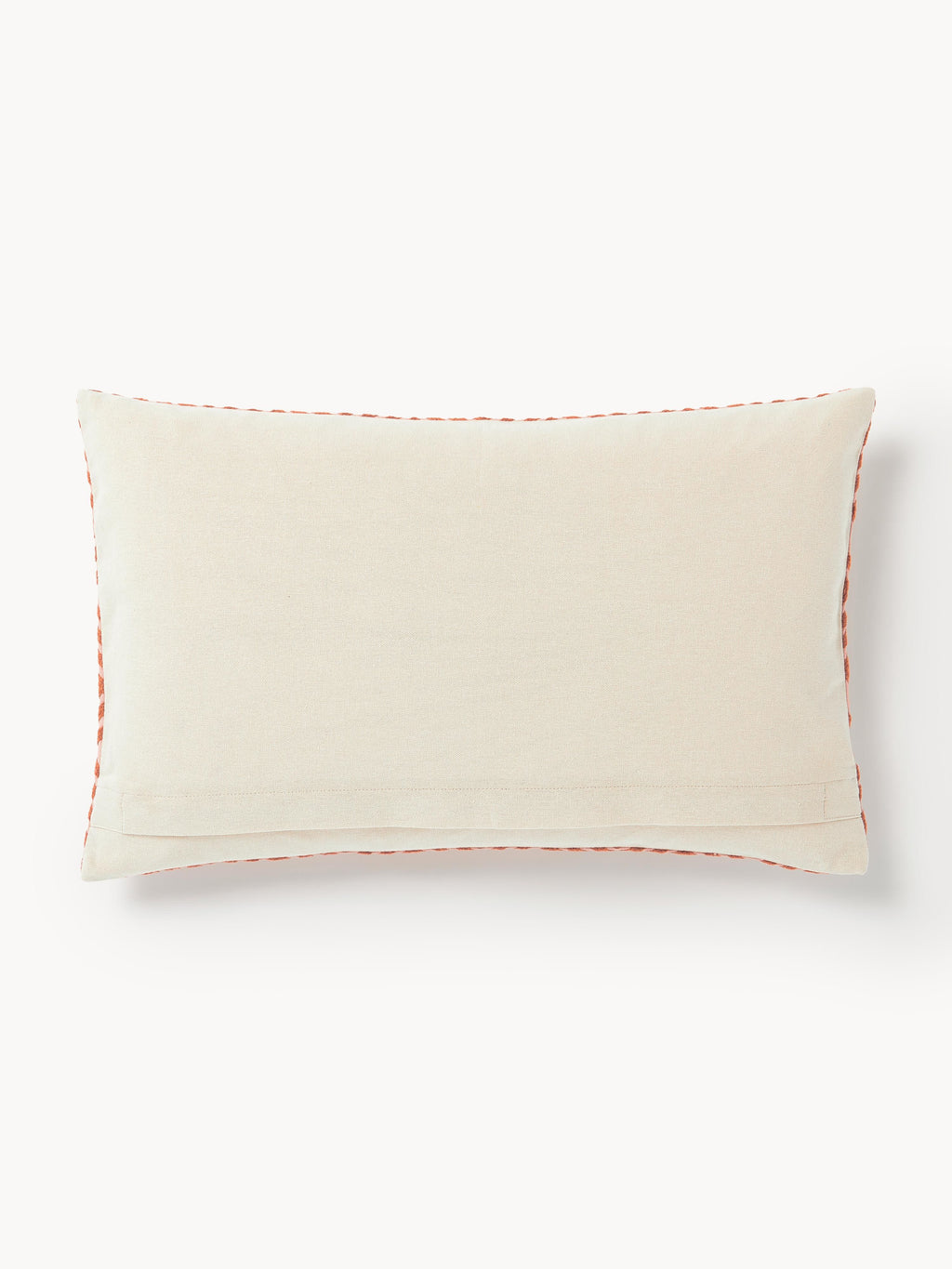 Whatever Cushion Cover with Embroidered Lettering