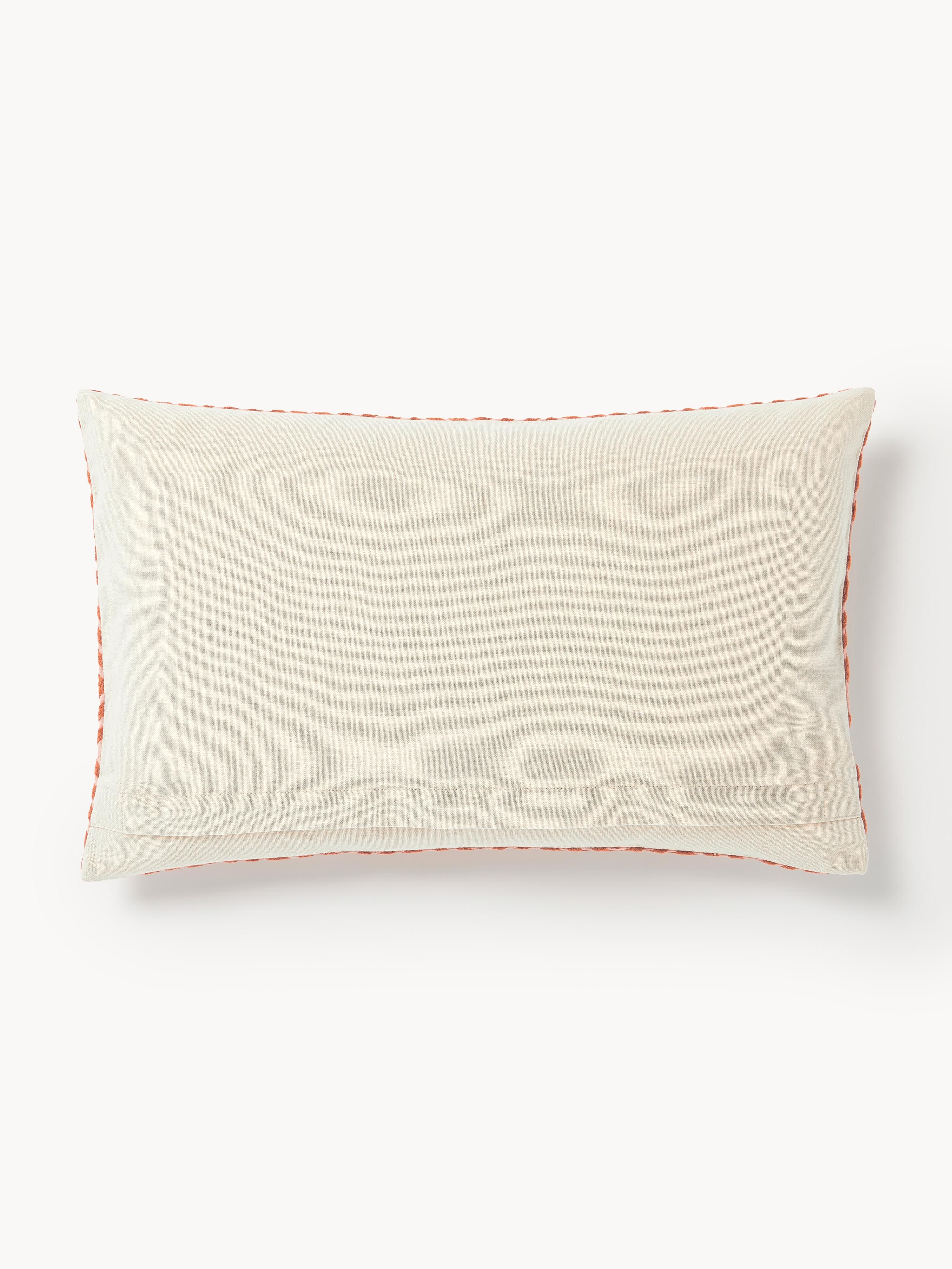 Whatever Cushion Cover with Embroidered Lettering