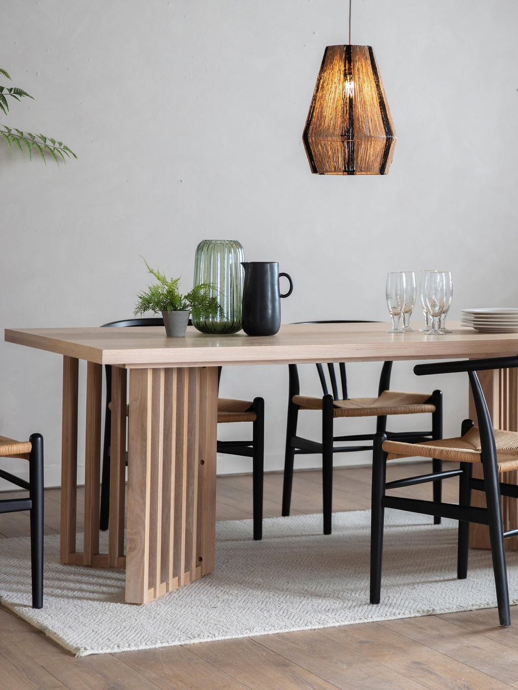 Okayama Wooden Dining Table, 200 X 100 cm
