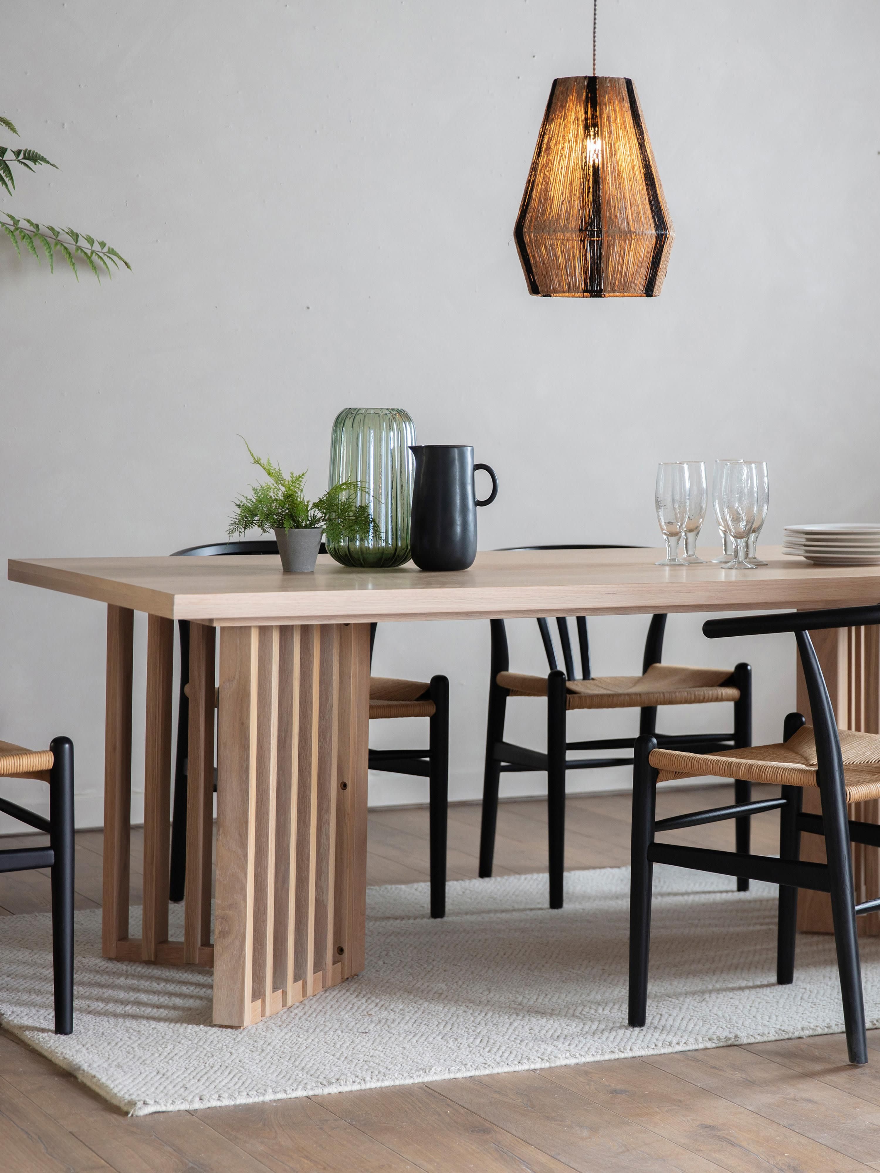 Okayama Wooden Dining Table, 200 X 100 cm