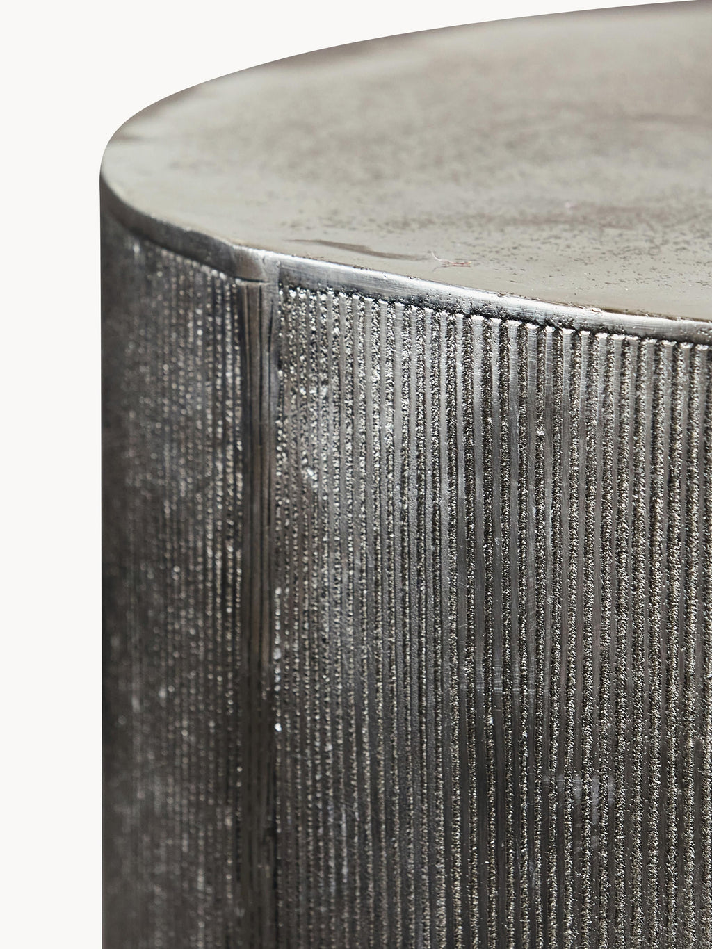 Rota Round Coffee Table with Antique Finish