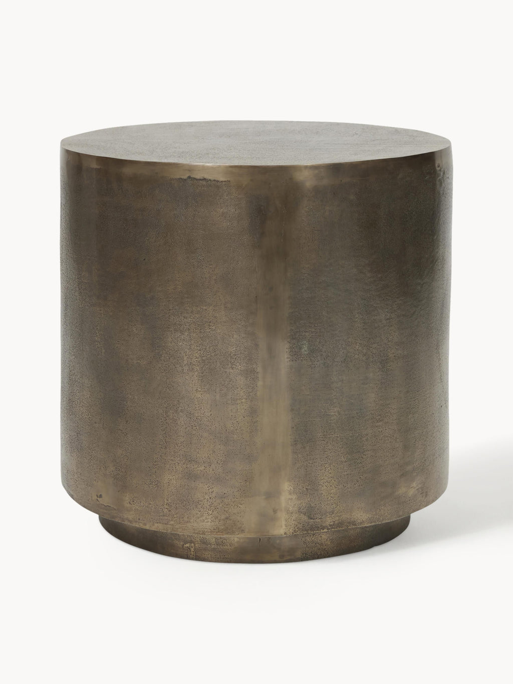 Gallery image 1 - Round Metal Side Table Rota with Antique Finish