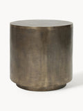 Gallery image 1 - Round Metal Side Table Rota with Antique Finish