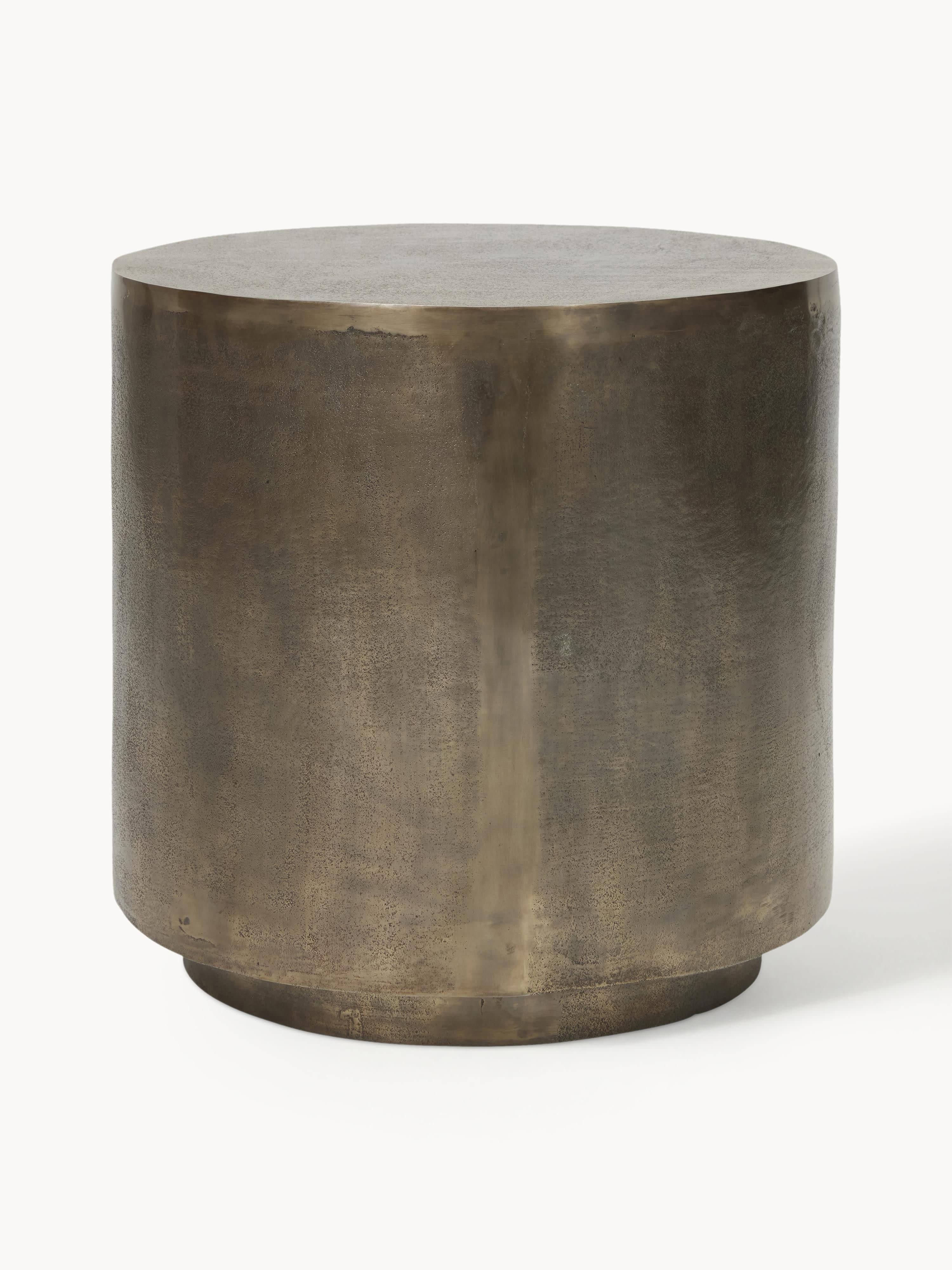 Gallery image 1 - Round Metal Side Table Rota with Antique Finish