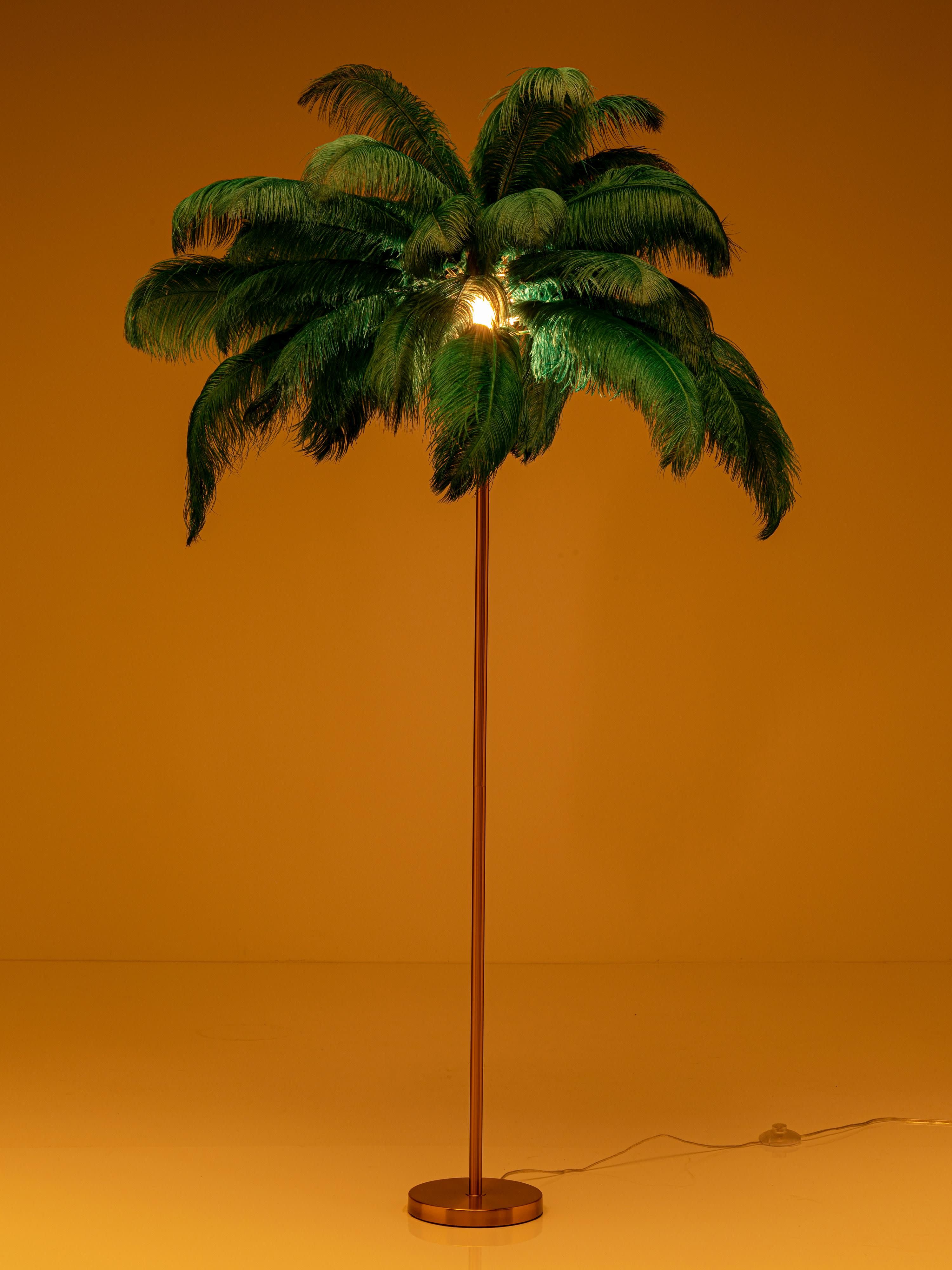 Palm Floor Lamp Feather