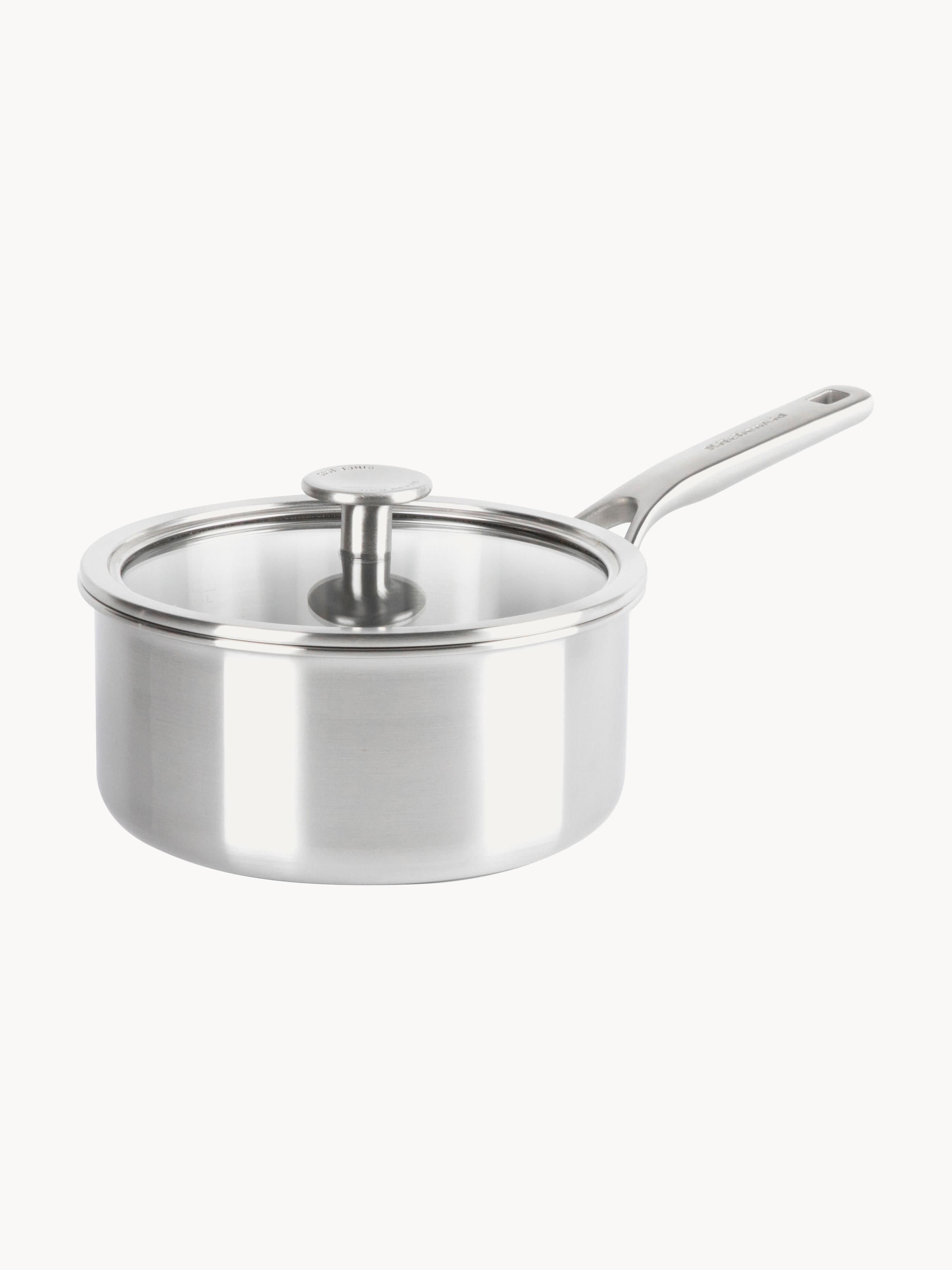 KitchenAid Cookware Set with 3-layer Base, Set of 7