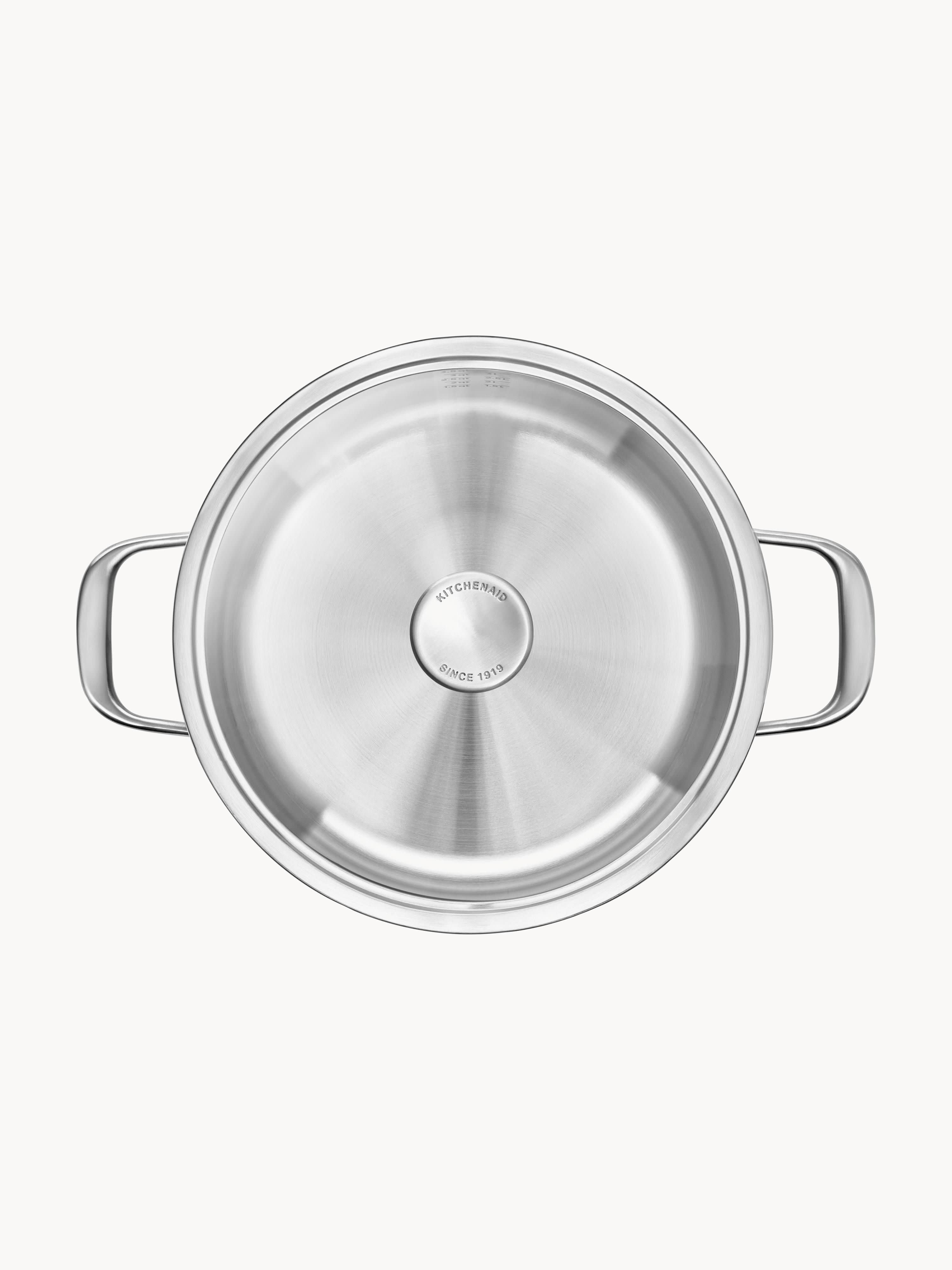 KitchenAid Cookware Set with 3-layer Base, Set of 7