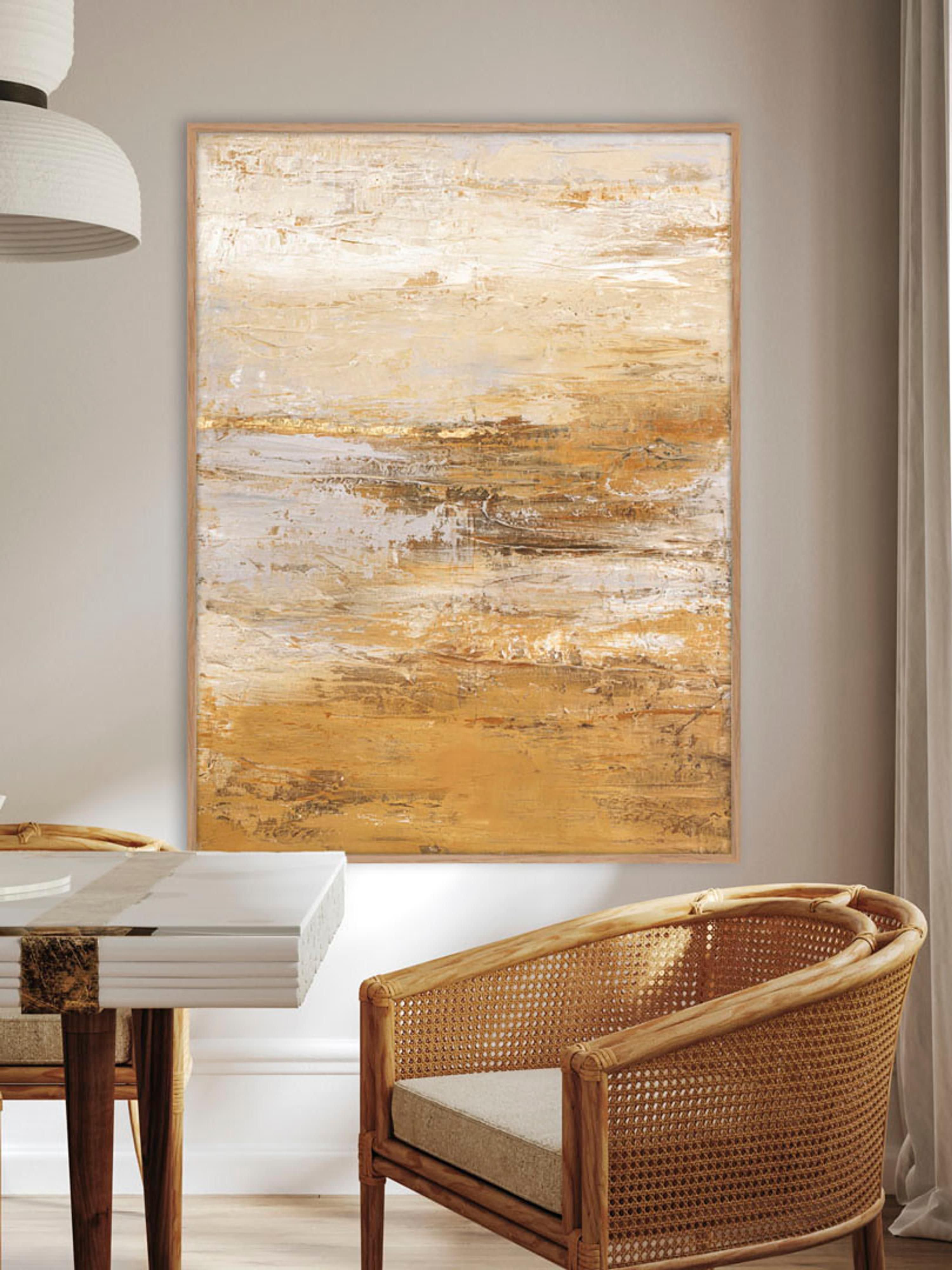 Hydrate Hand-Painted Canvas Art