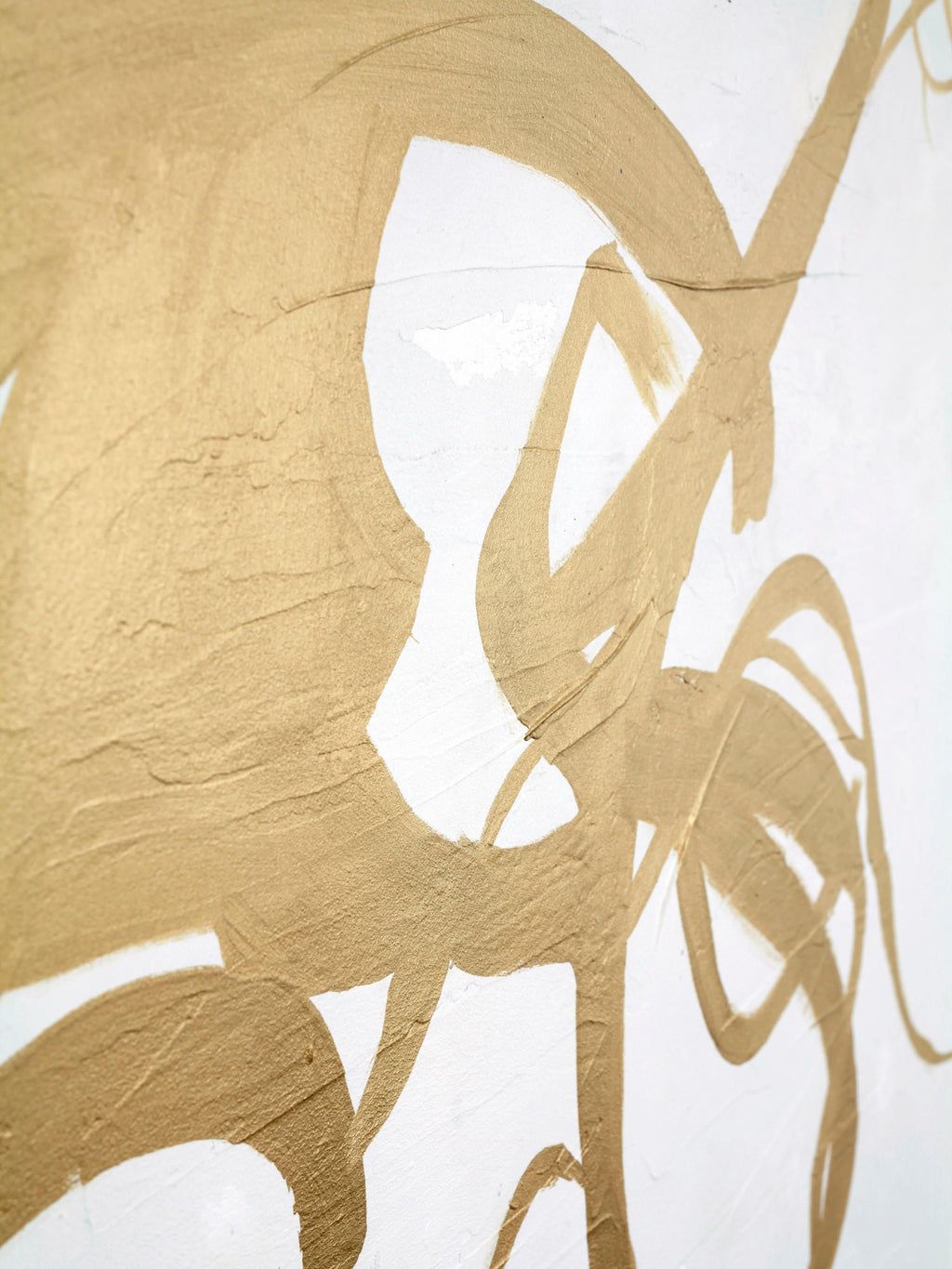 Goldplay Hand-Painted Canvas Art