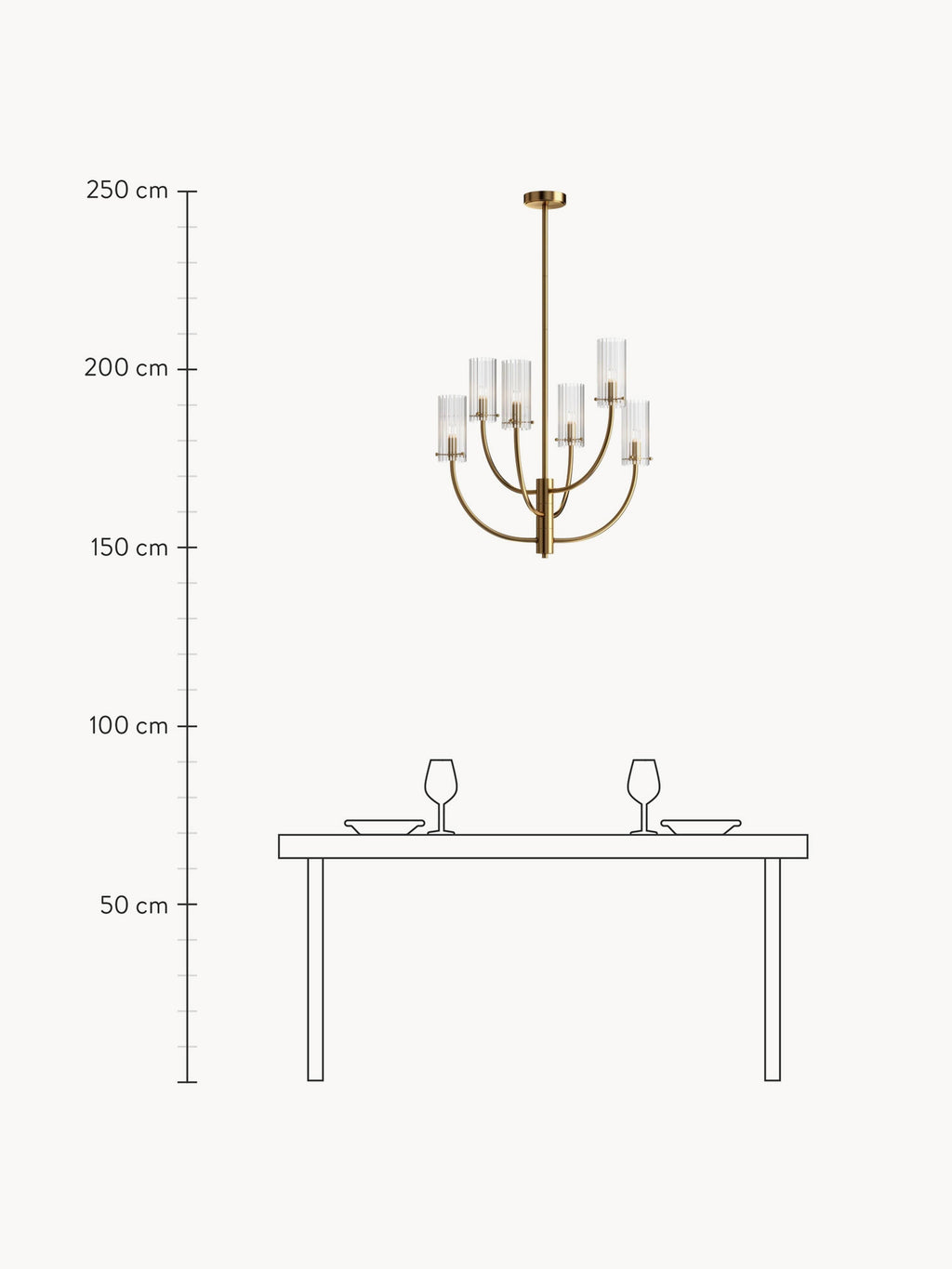 Arco Chandelier
