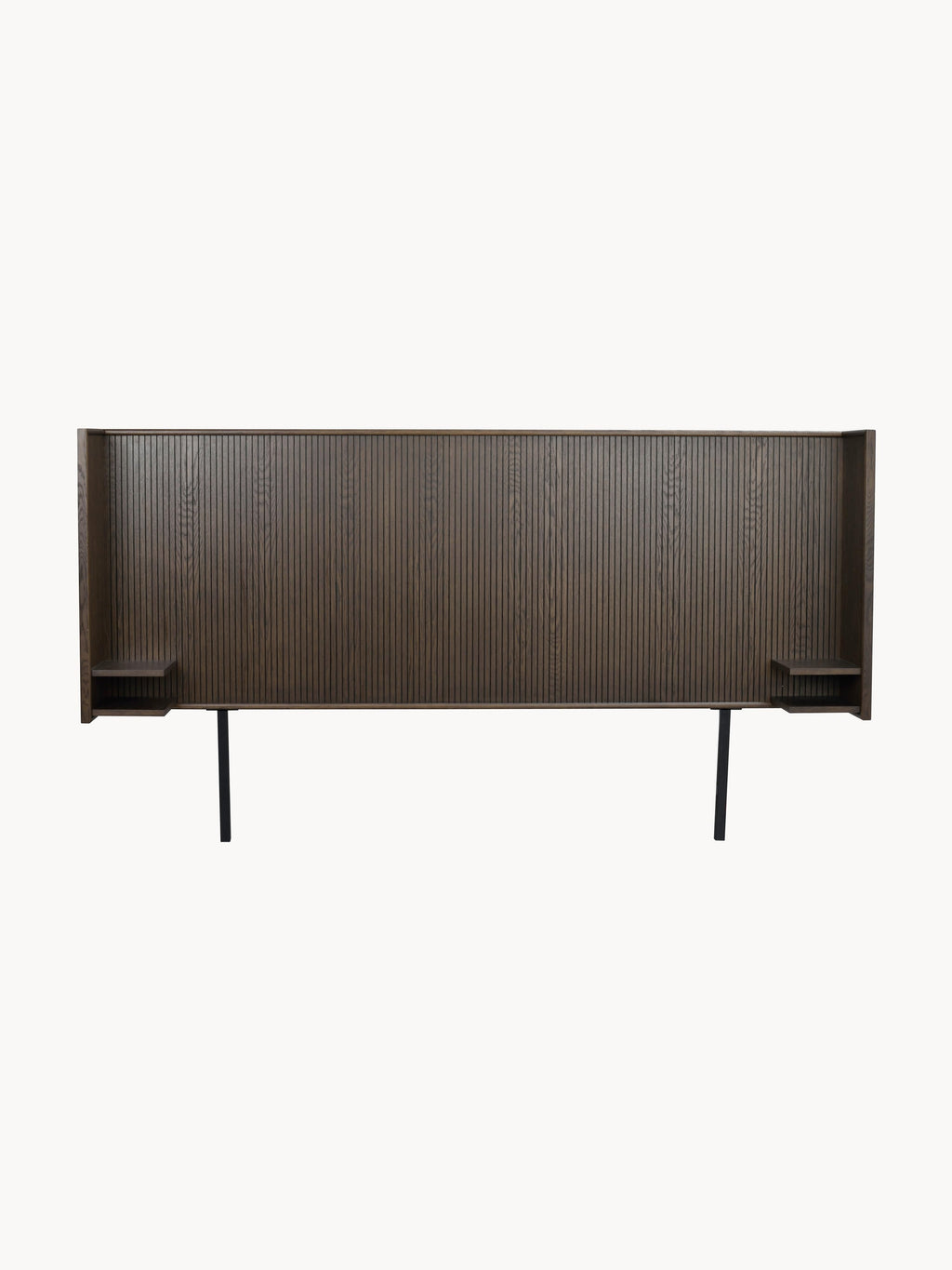 Redmond Oak Wood Headboard with Shelf