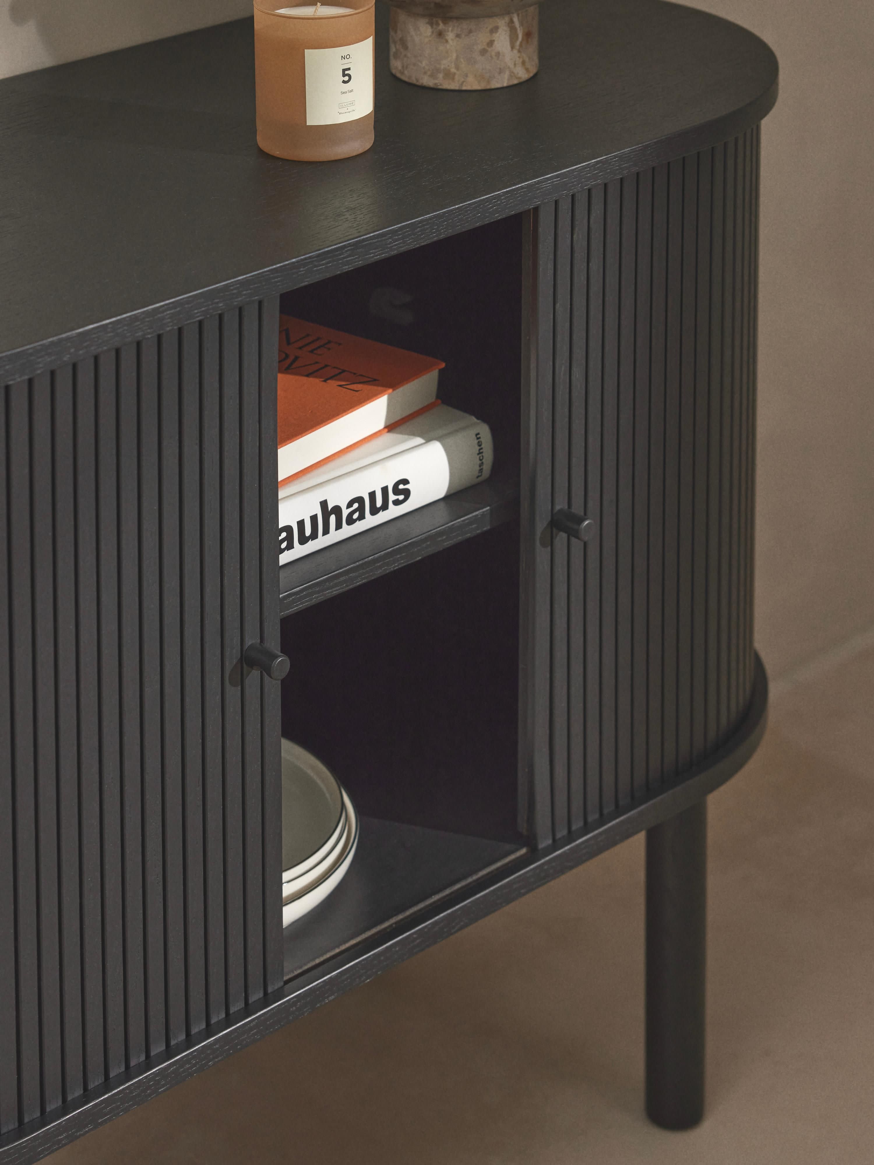 Calary Small Sideboard with Fluted Front