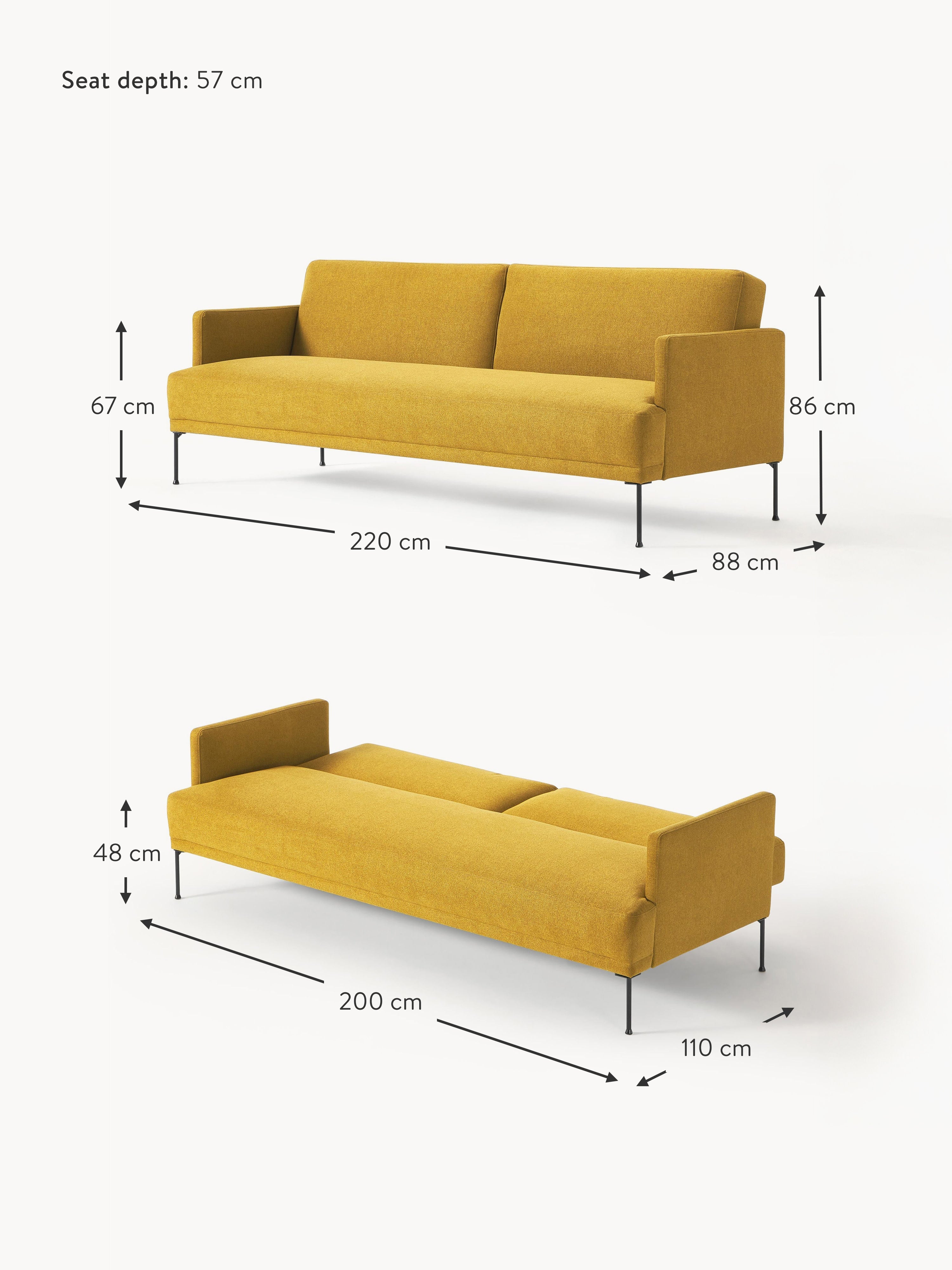 Fluente Sofa Bed (3-seater)