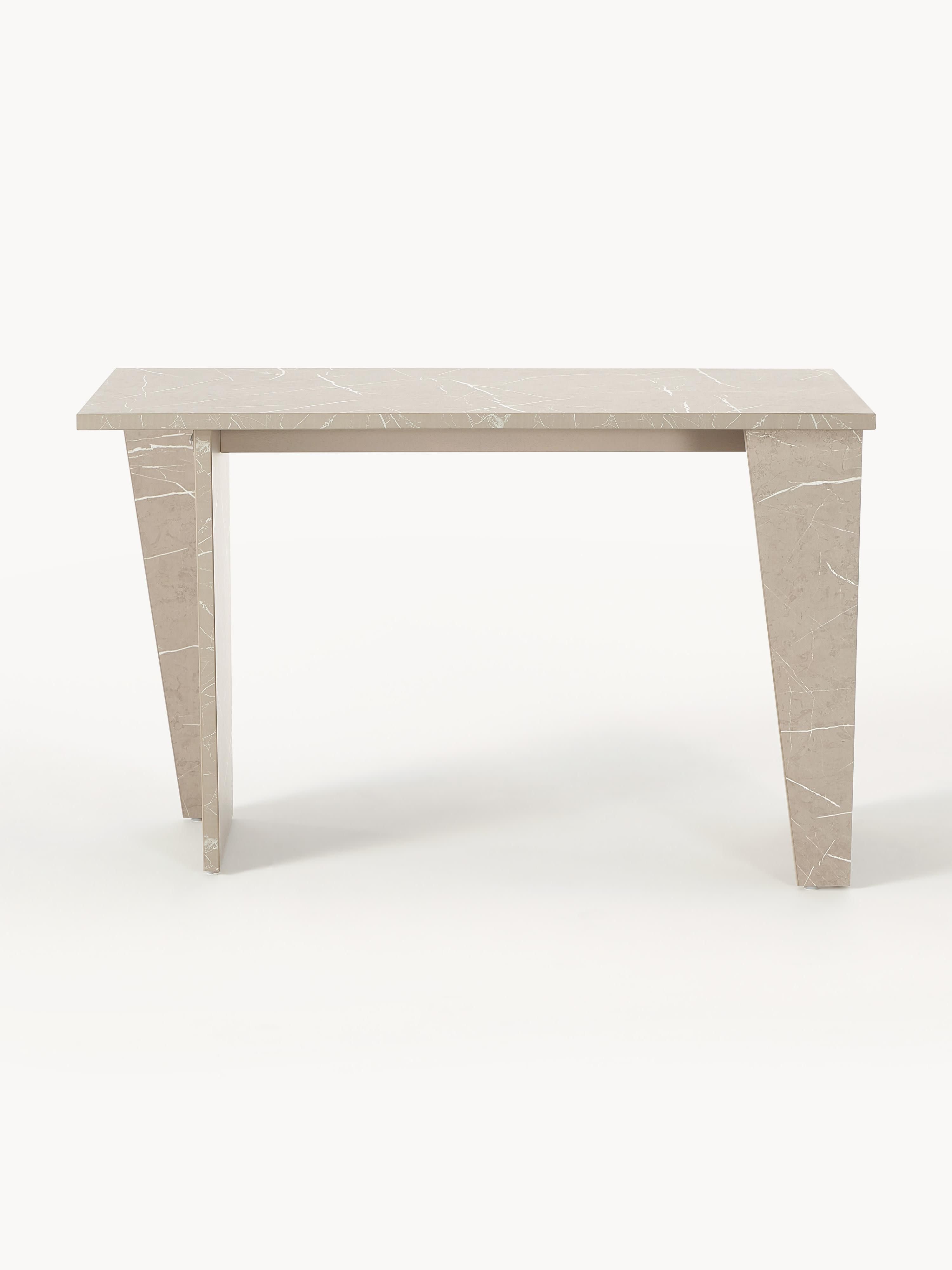 Liam Travertine Effect Desk