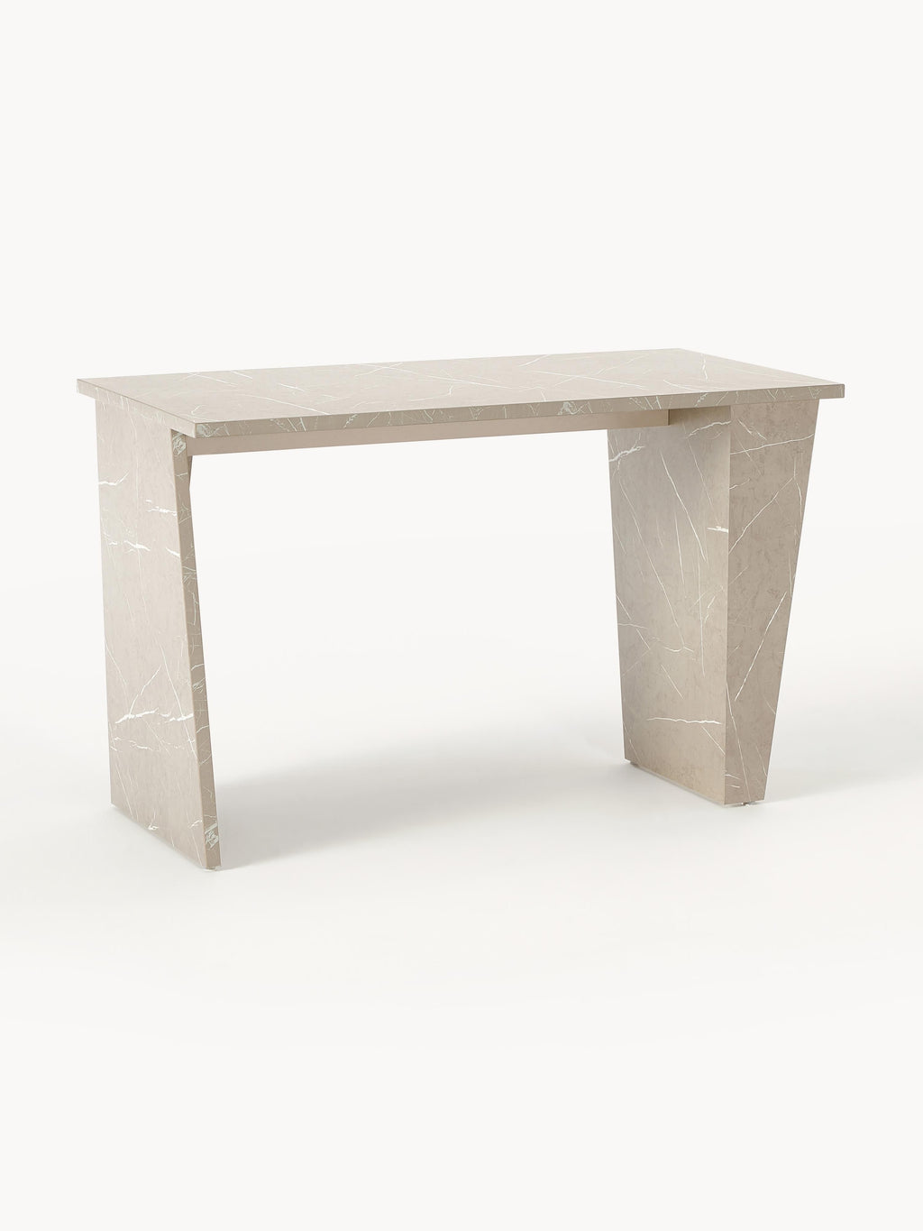 Liam Travertine Effect Desk