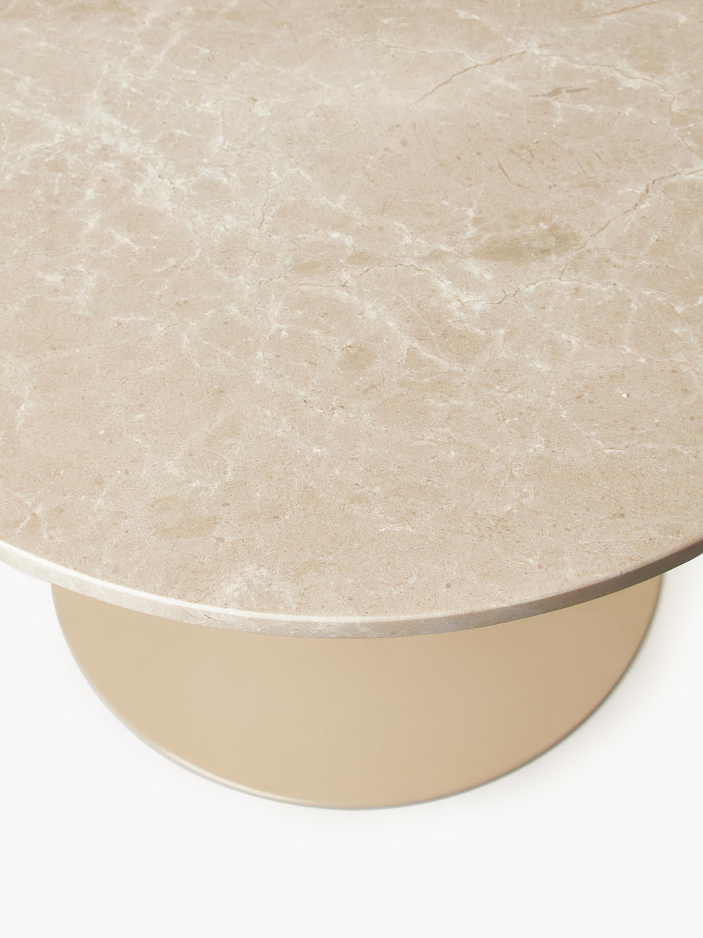 Miley Oval Marble Dining Table, 120 x 90 cm