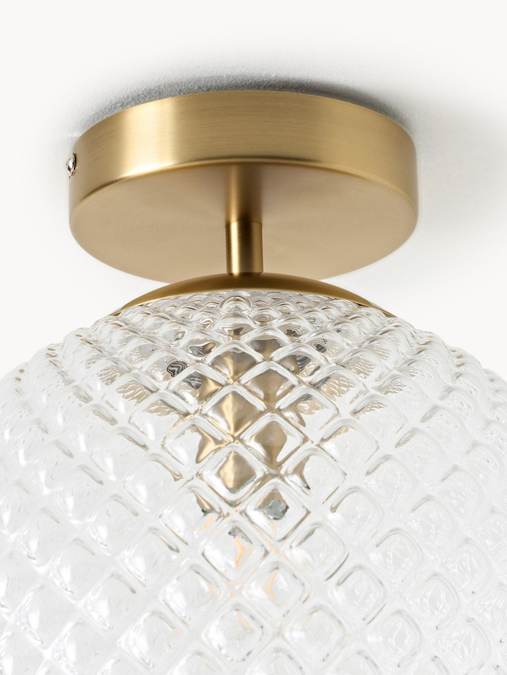 Small Glass Ceiling Lamp Lorna