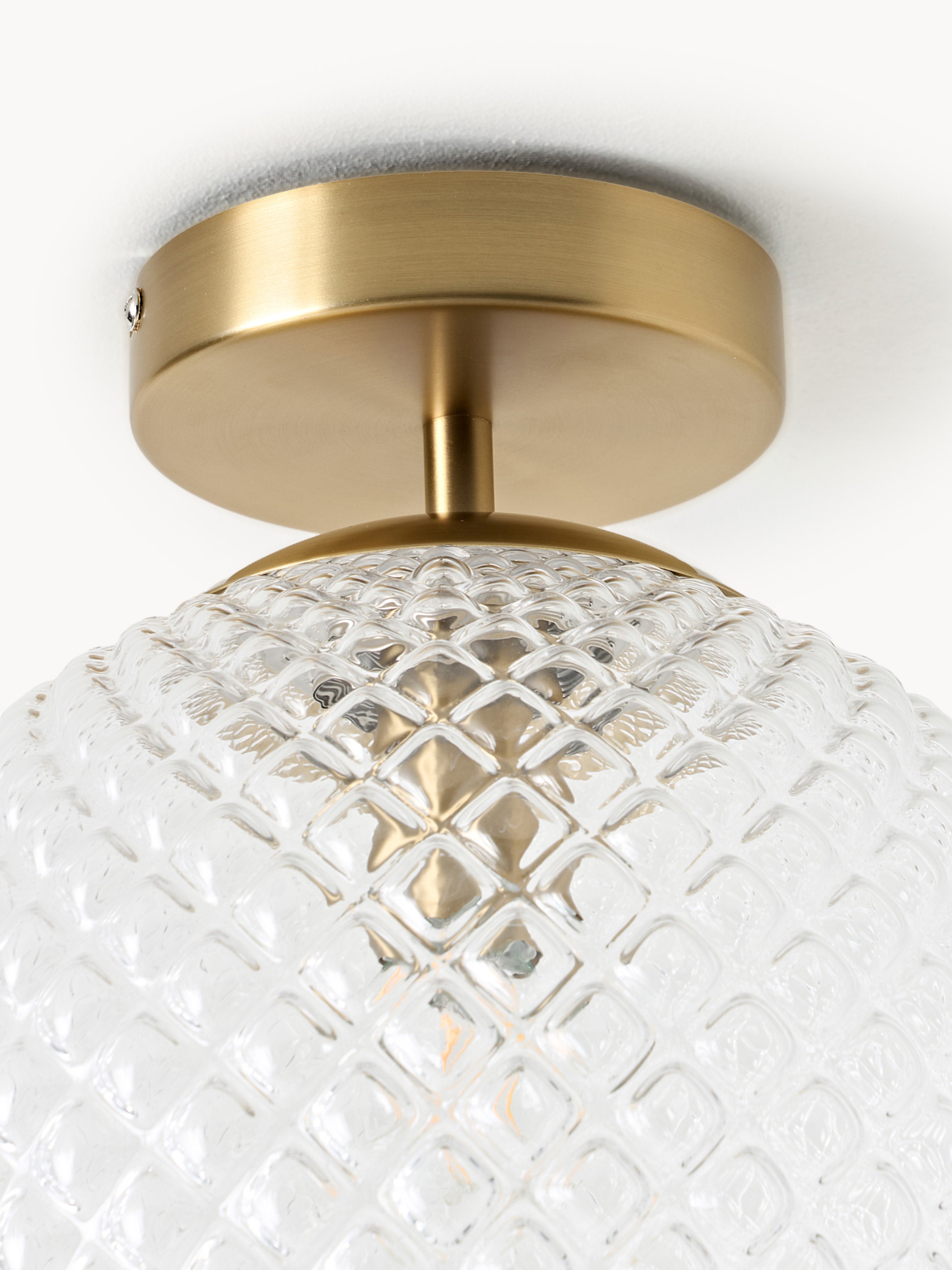 Small Glass Ceiling Lamp Lorna