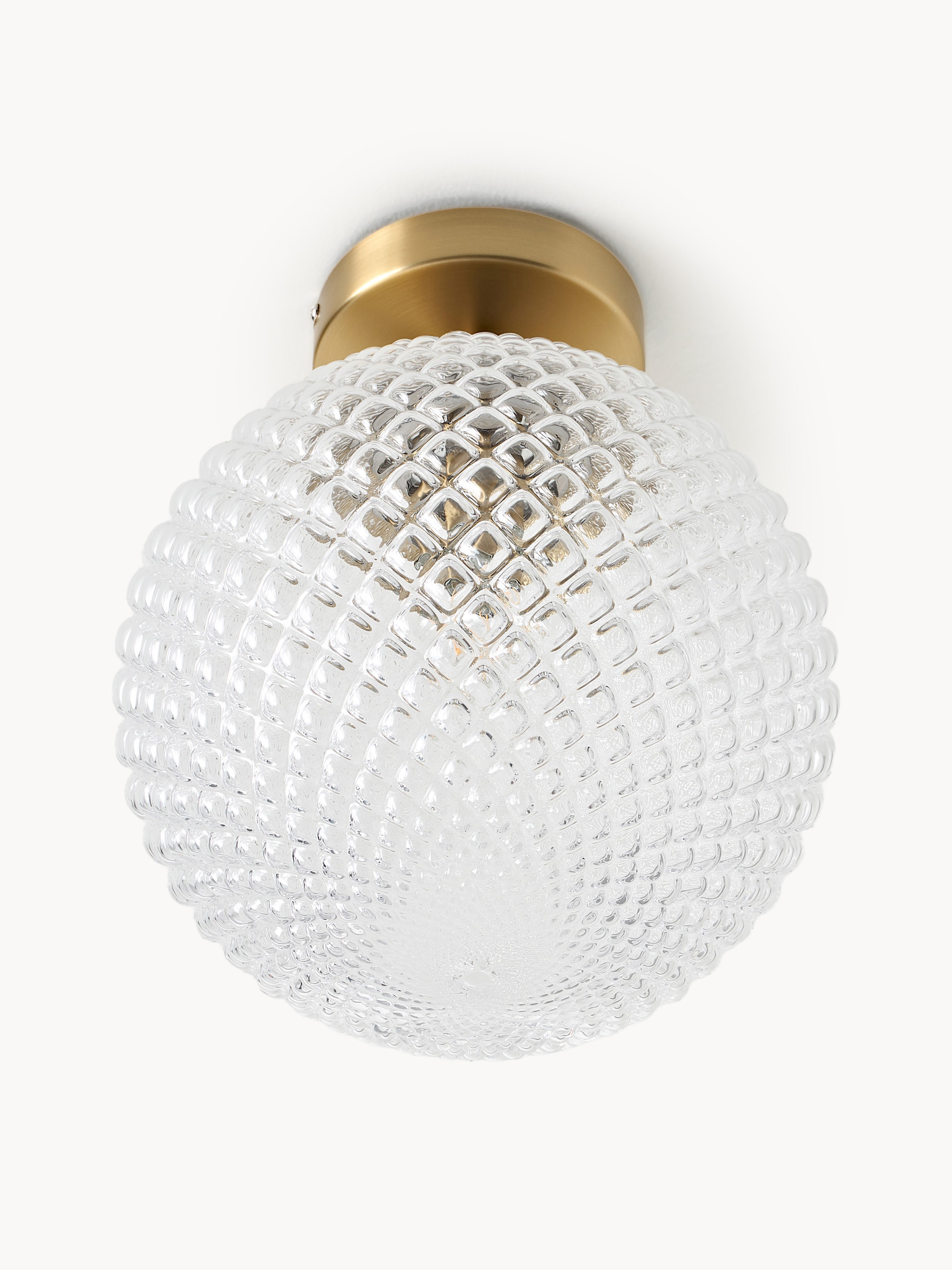 Small Glass Ceiling Lamp Lorna