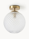 Gallery image 1 - Small Glass Ceiling Lamp Lorna
