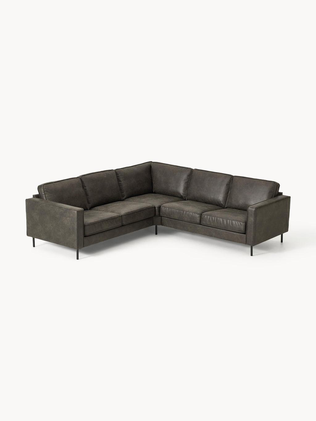 Gallery image 1 - Leather Corner Sofa Hunter (4-seater)