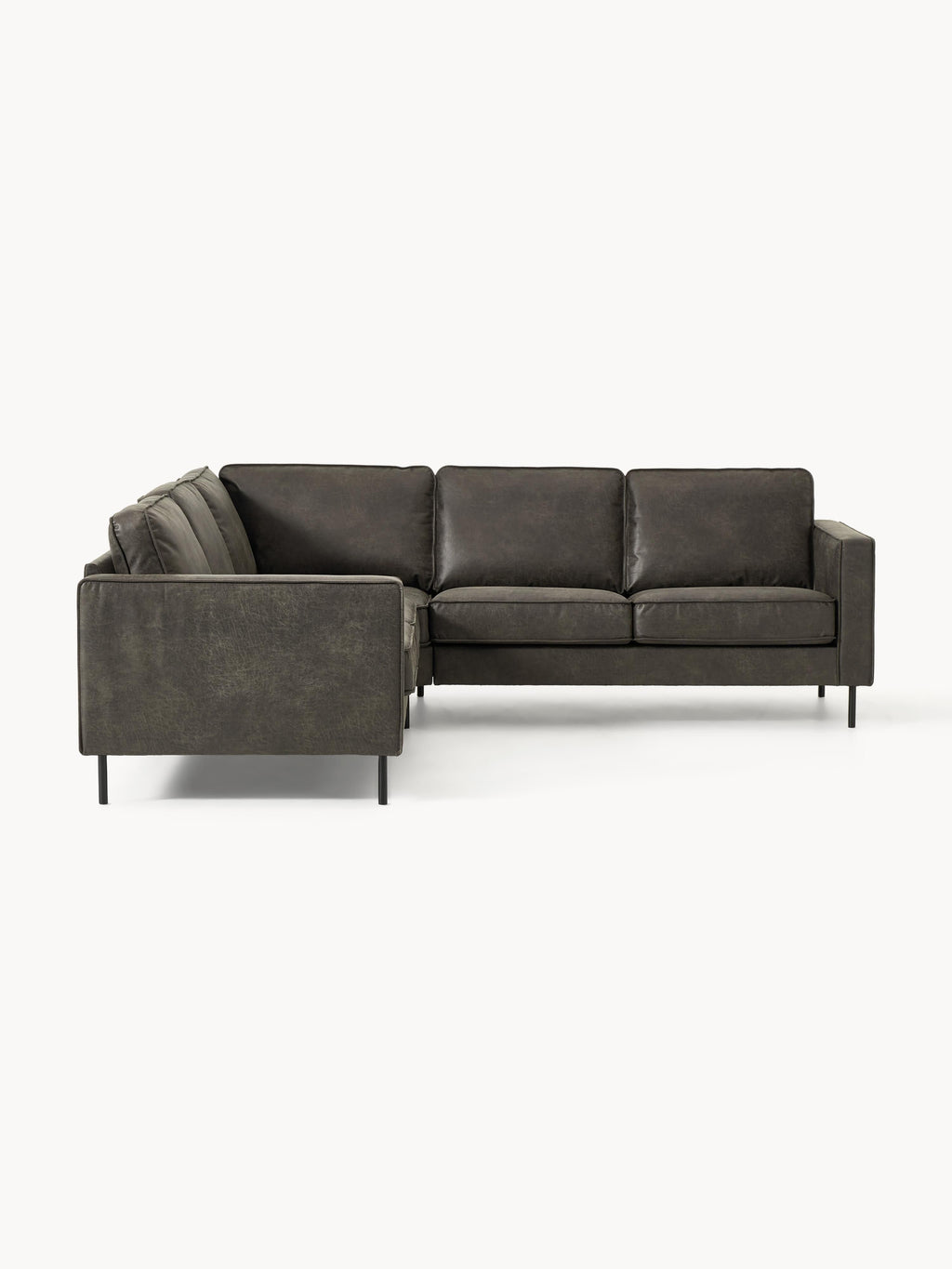 Hunter Leather Corner Sofa (4-seater)
