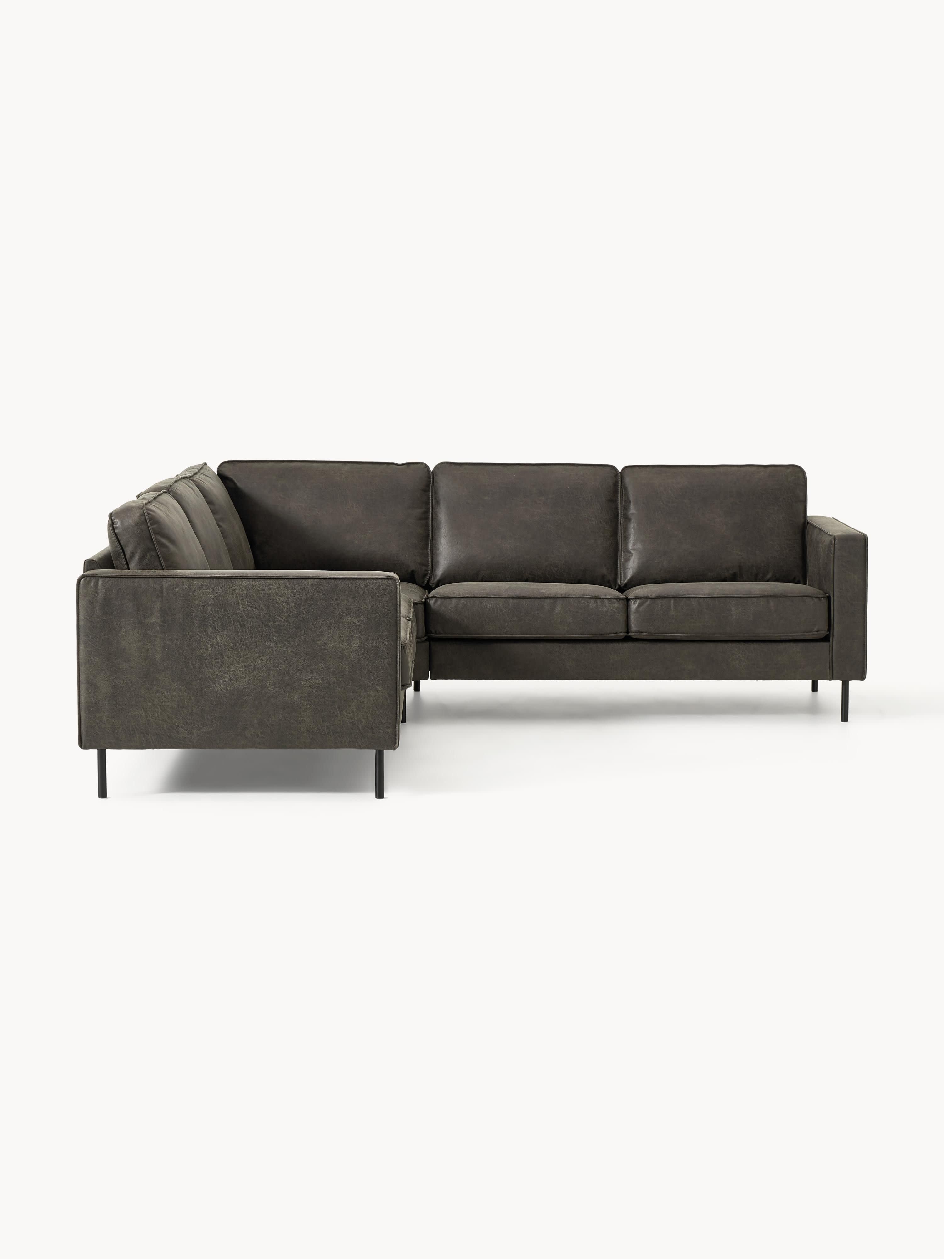 Hunter Leather Corner Sofa (4-seater)
