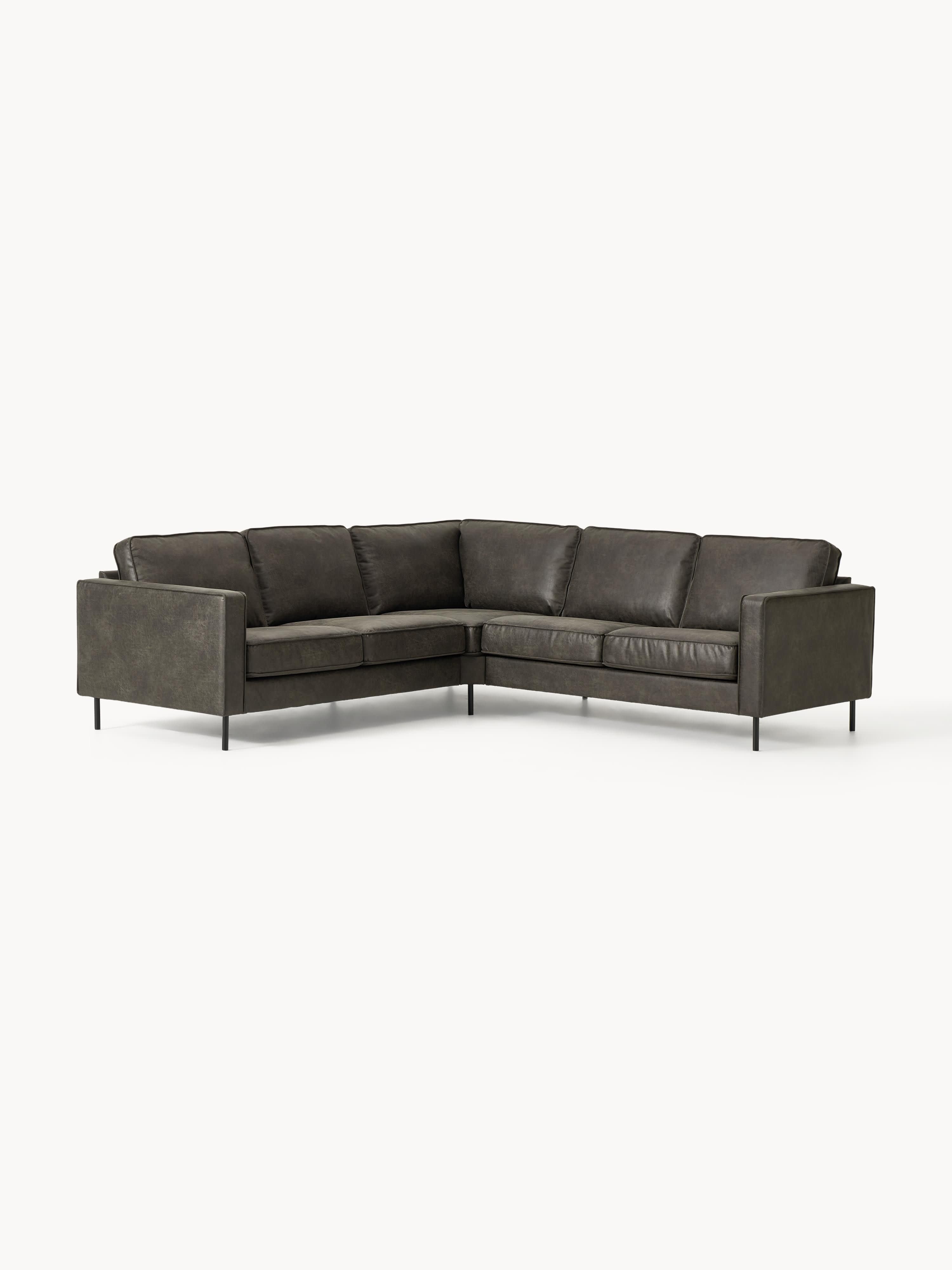 Hunter Leather Corner Sofa (4-seater)