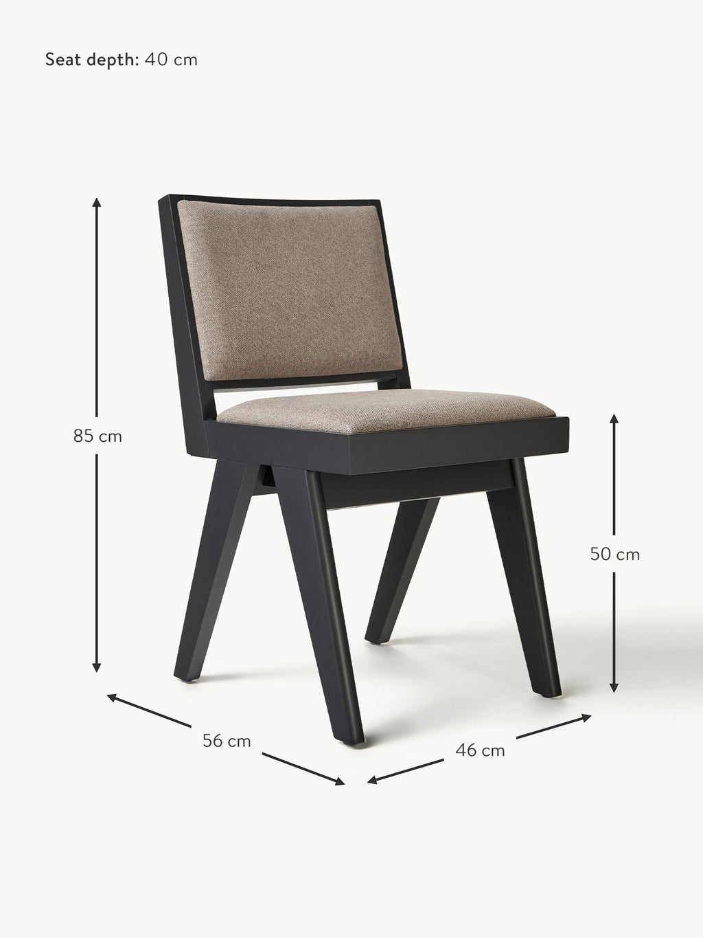 Sissi Upholstered Wooden Dining Chair