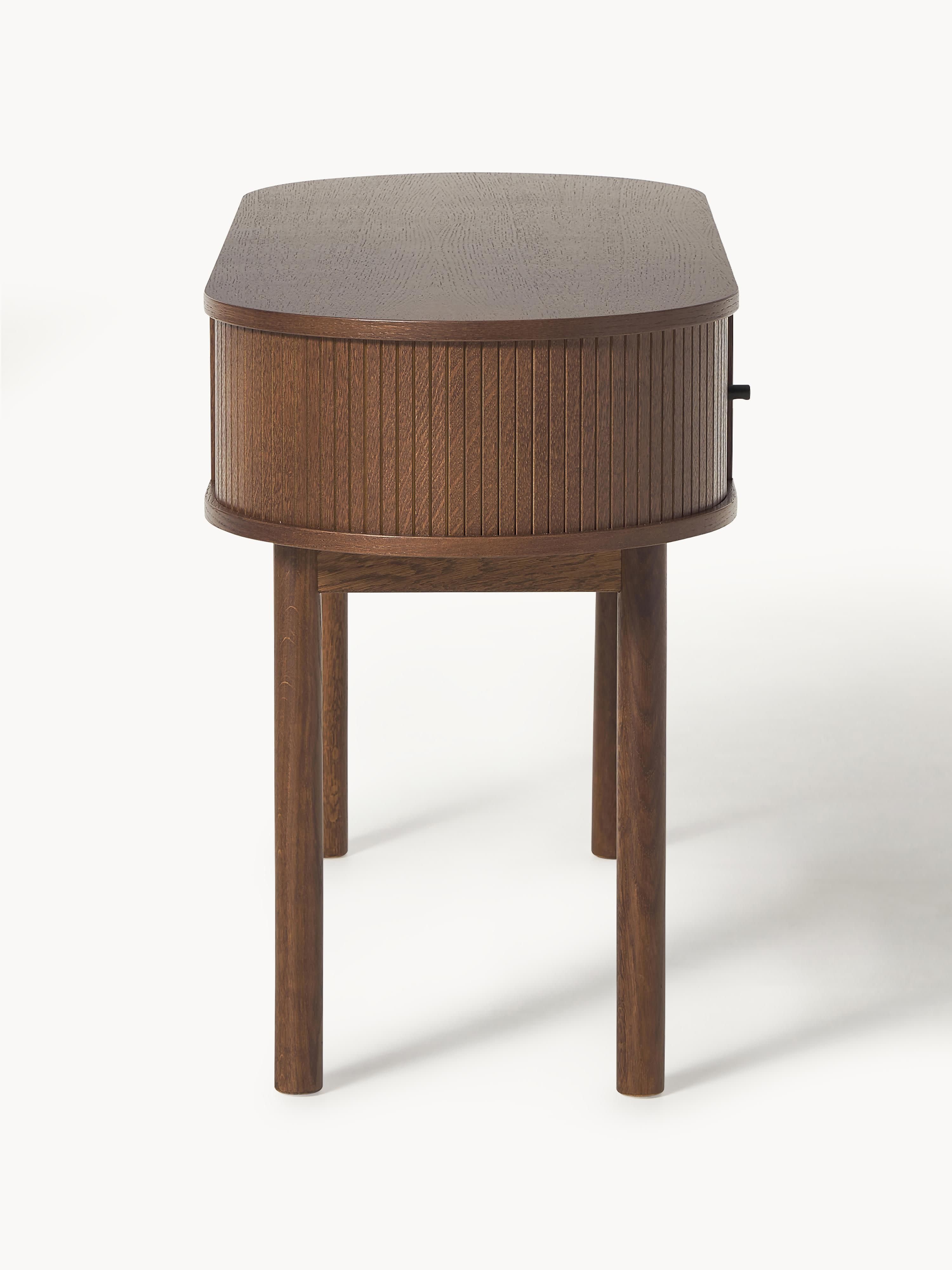 Calary Desk with Fluted Front
