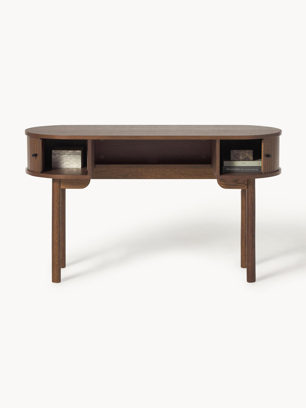 Calary Desk with Fluted Front