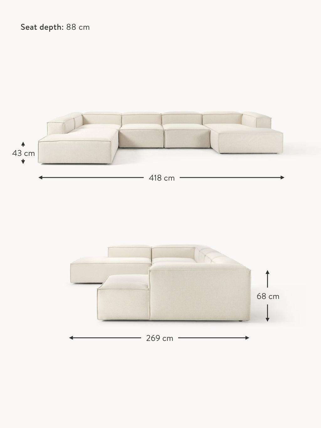 Lennon XL Modular Sofa