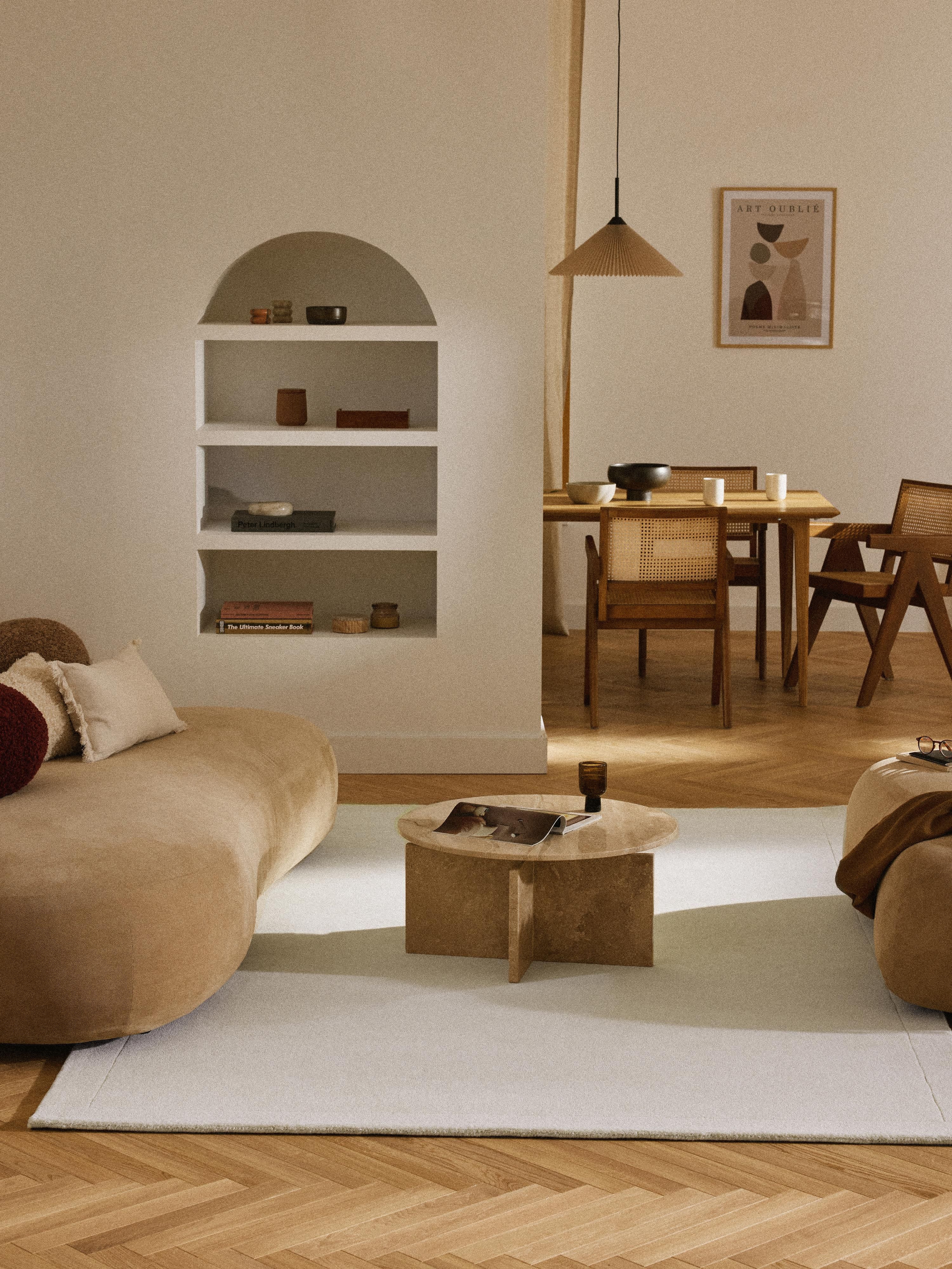 Jadie Hand-Tufted Low-Pile Wool Rug