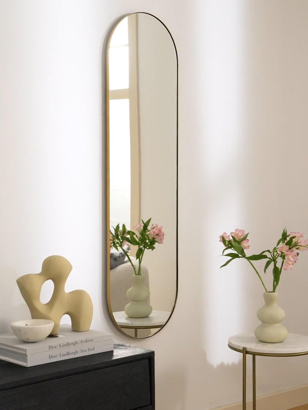 Lucia Oval Full-Length Wall Mirror