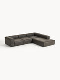 Gallery image 1 - Modular Leather Corner Sofa Lennon (4-seater)