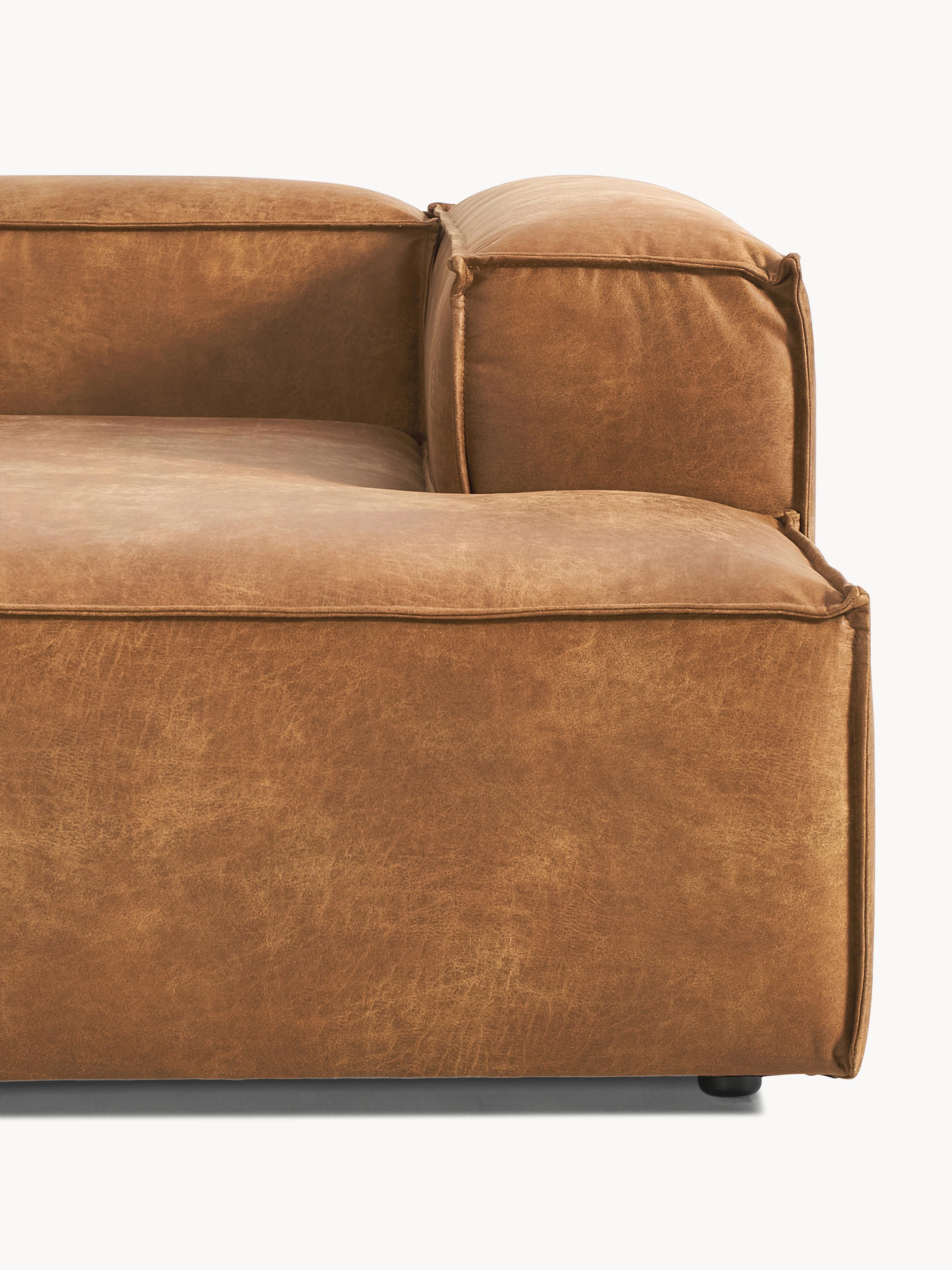 Lennon Leather Corner Chaise Module