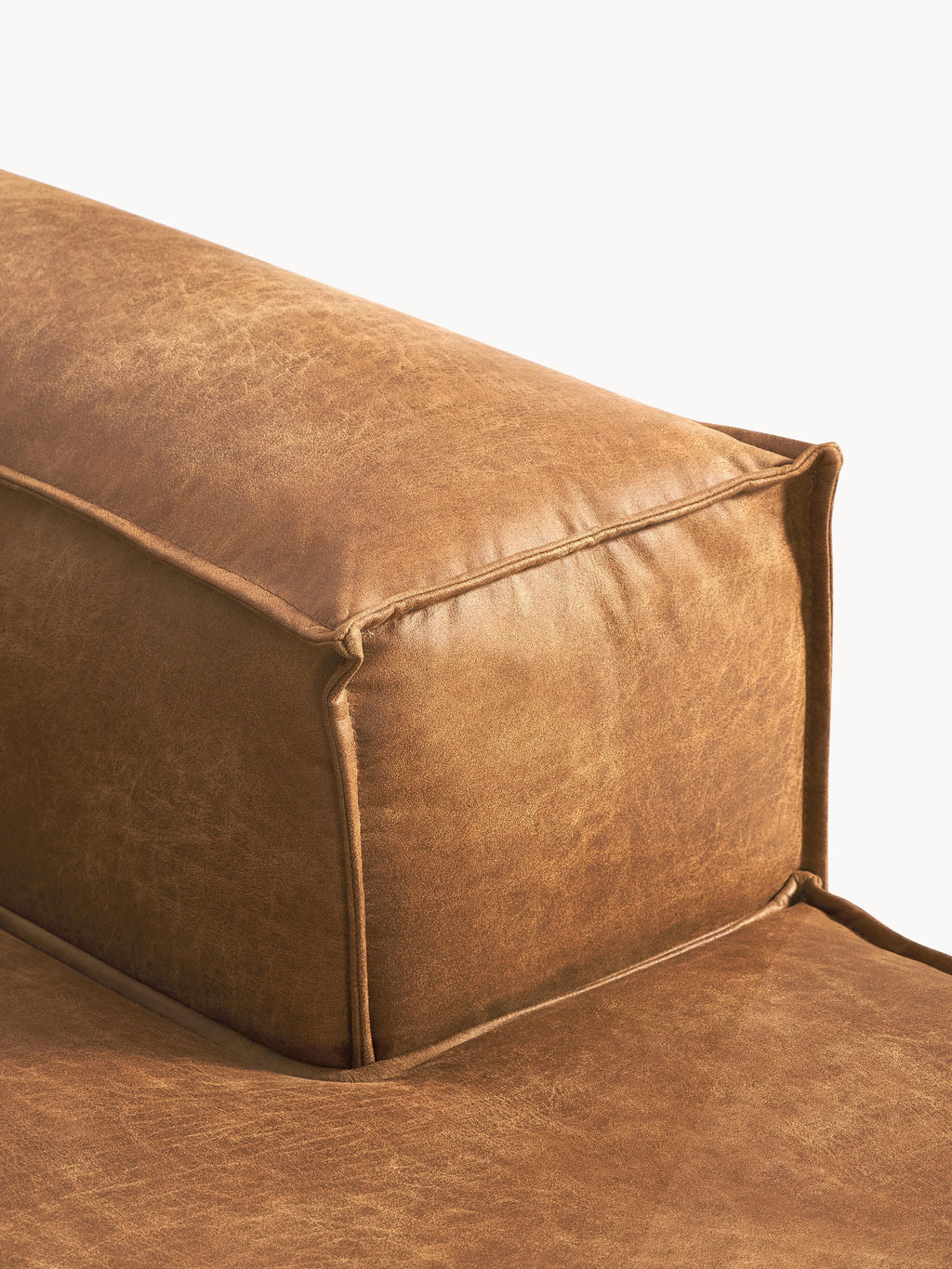 Lennon Leather Corner Chaise Module