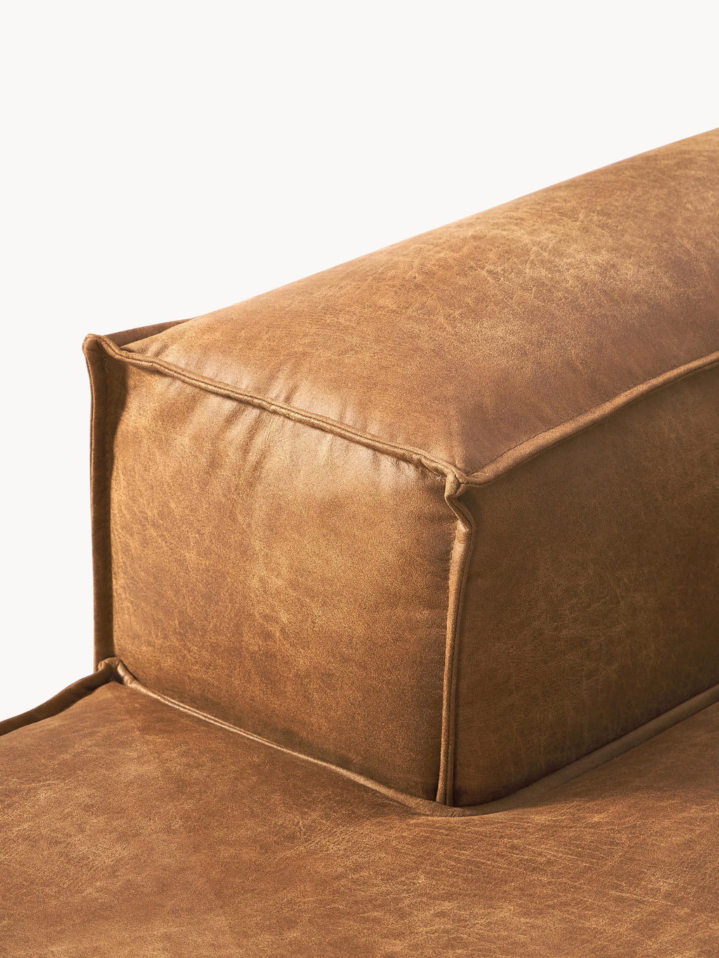 Lennon Leather Corner Chaise Module