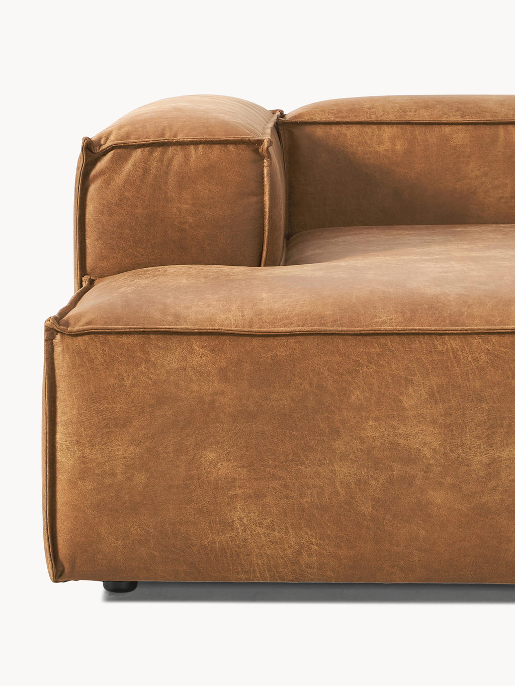 Lennon Leather Corner Chaise Module