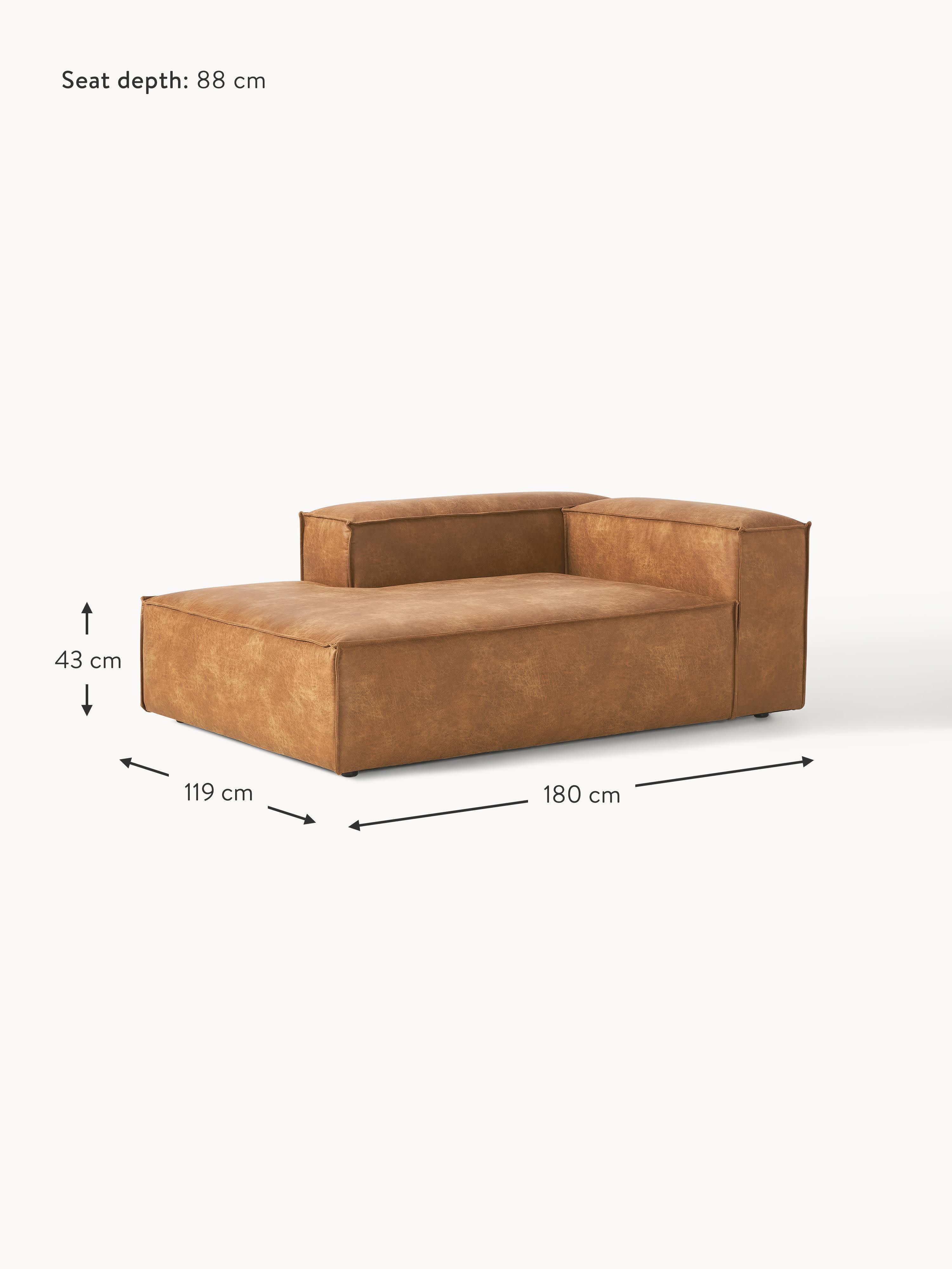Lennon Leather Corner Chaise Module