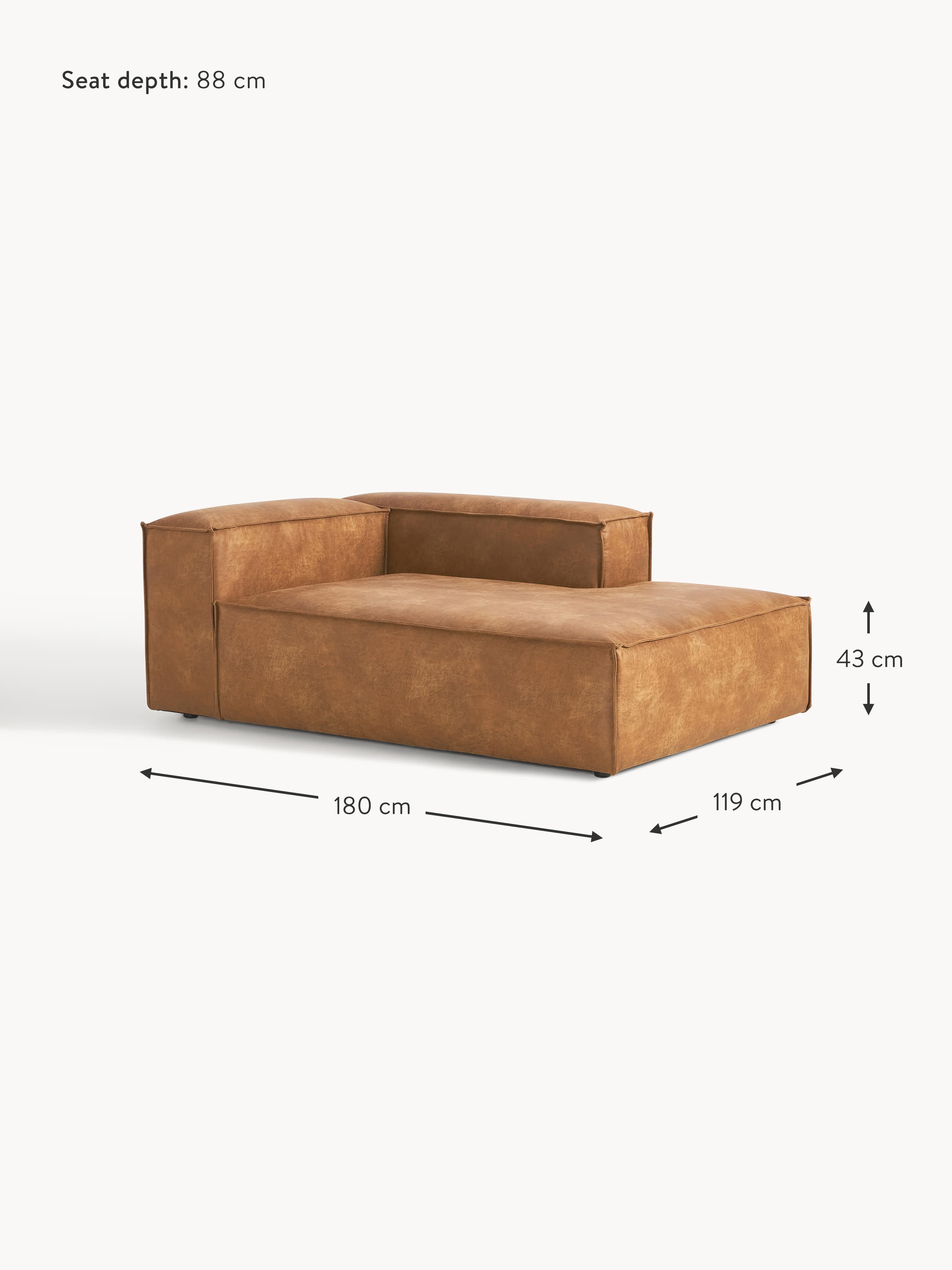 Lennon Leather Corner Chaise Module
