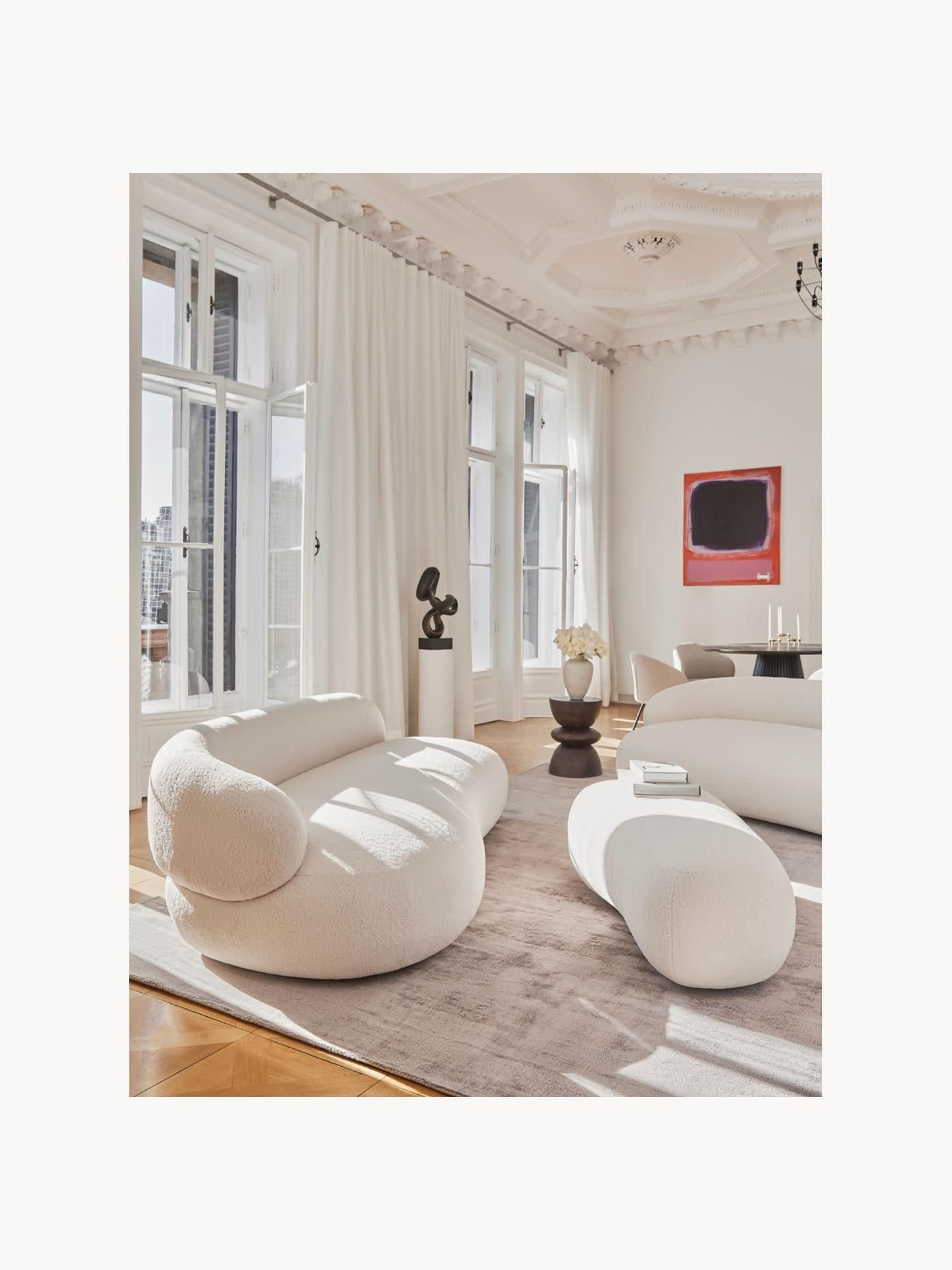 Alba XL Teddy Ottoman
