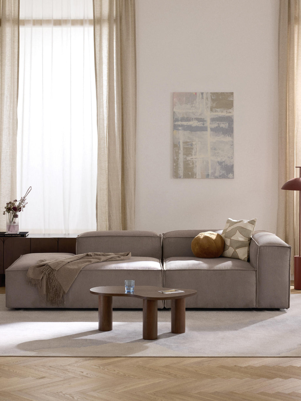 Lennon Corduroy Chaise Module