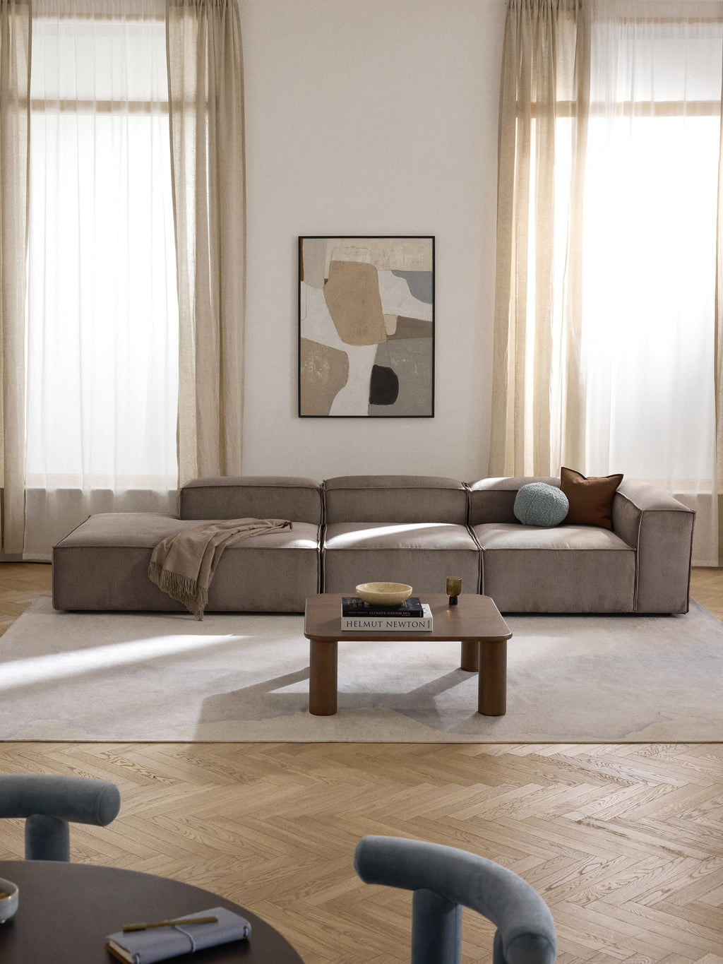 Lennon Corduroy Chaise Module
