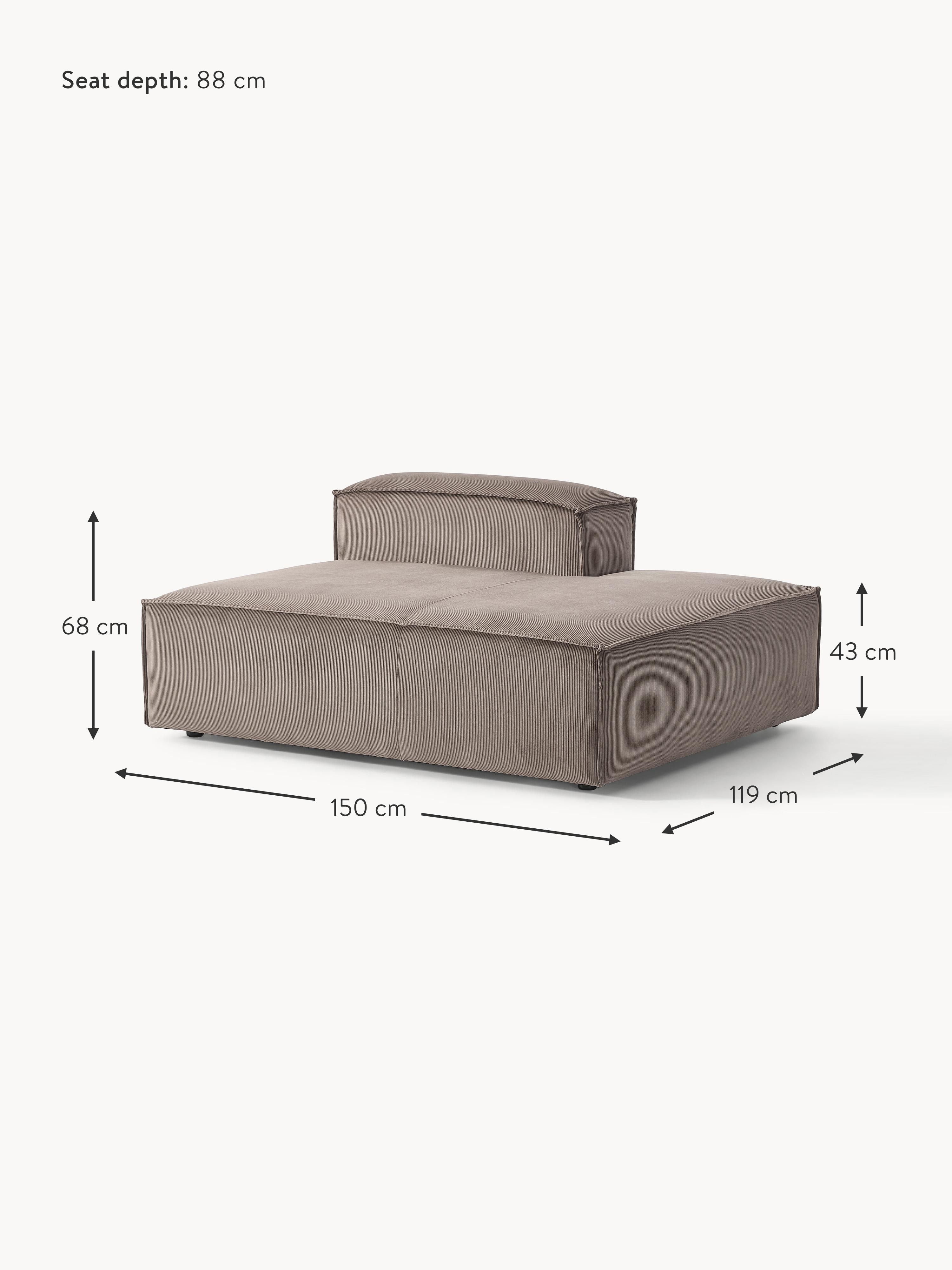 Lennon Corduroy Chaise Module
